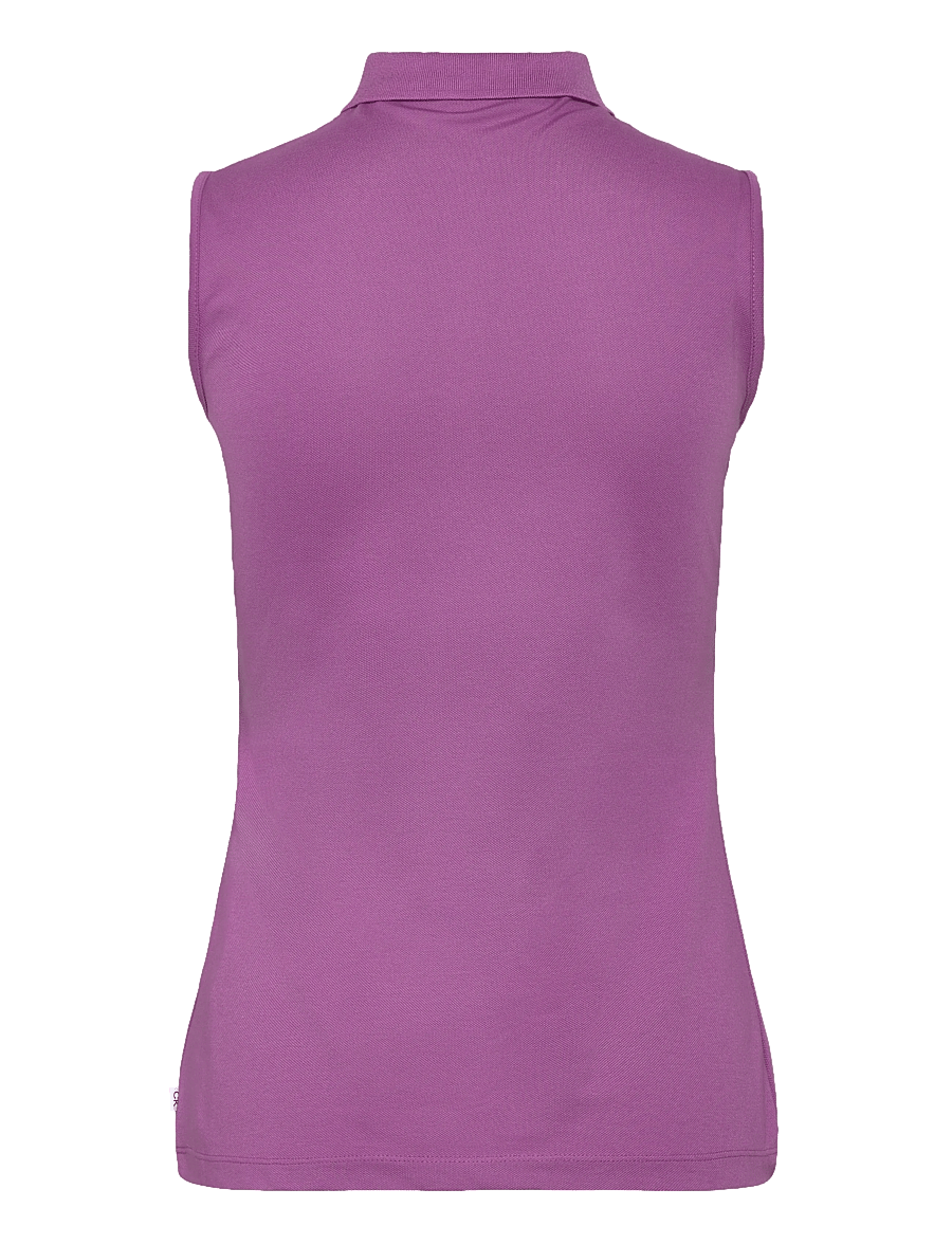 Calvin Klein Golf - S/LESS PEFORMANCE COTTON PIQUE POLO - toppe & t-shirts - orchid - 1