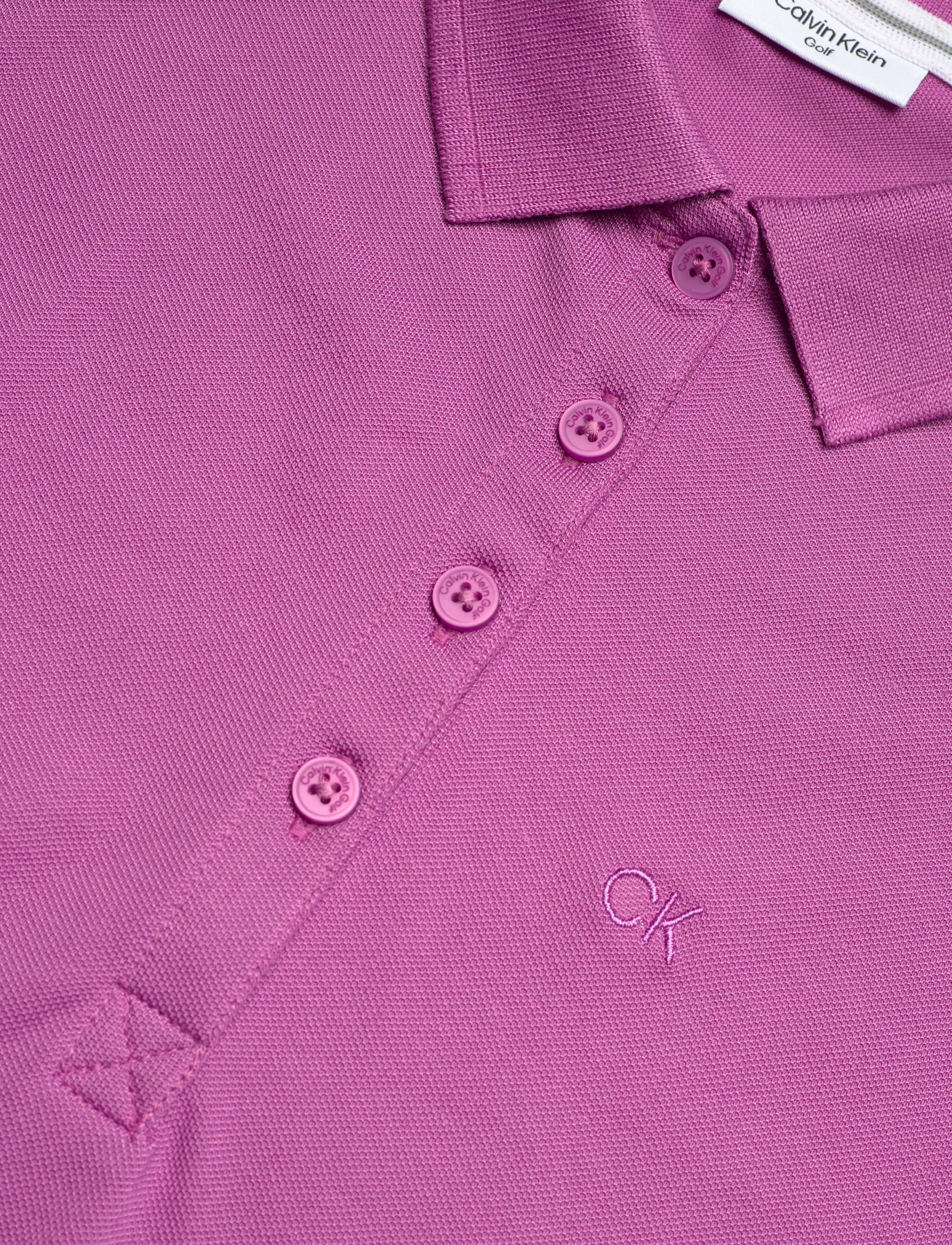 Calvin Klein Golf - S/LESS PEFORMANCE COTTON PIQUE POLO - toppe & t-shirts - orchid - 2