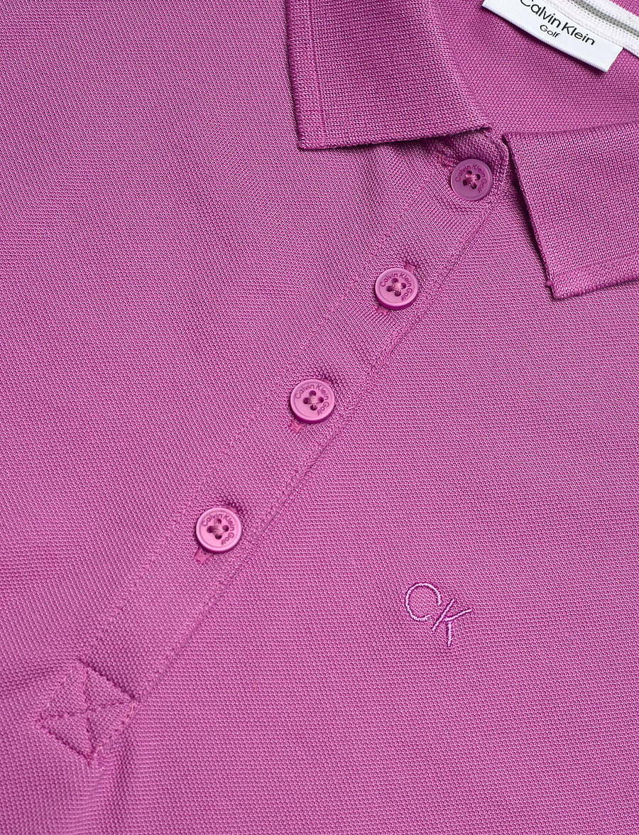 Calvin Klein Golf - S/LESS PEFORMANCE COTTON PIQUE POLO - toppe & t-shirts - orchid - 2