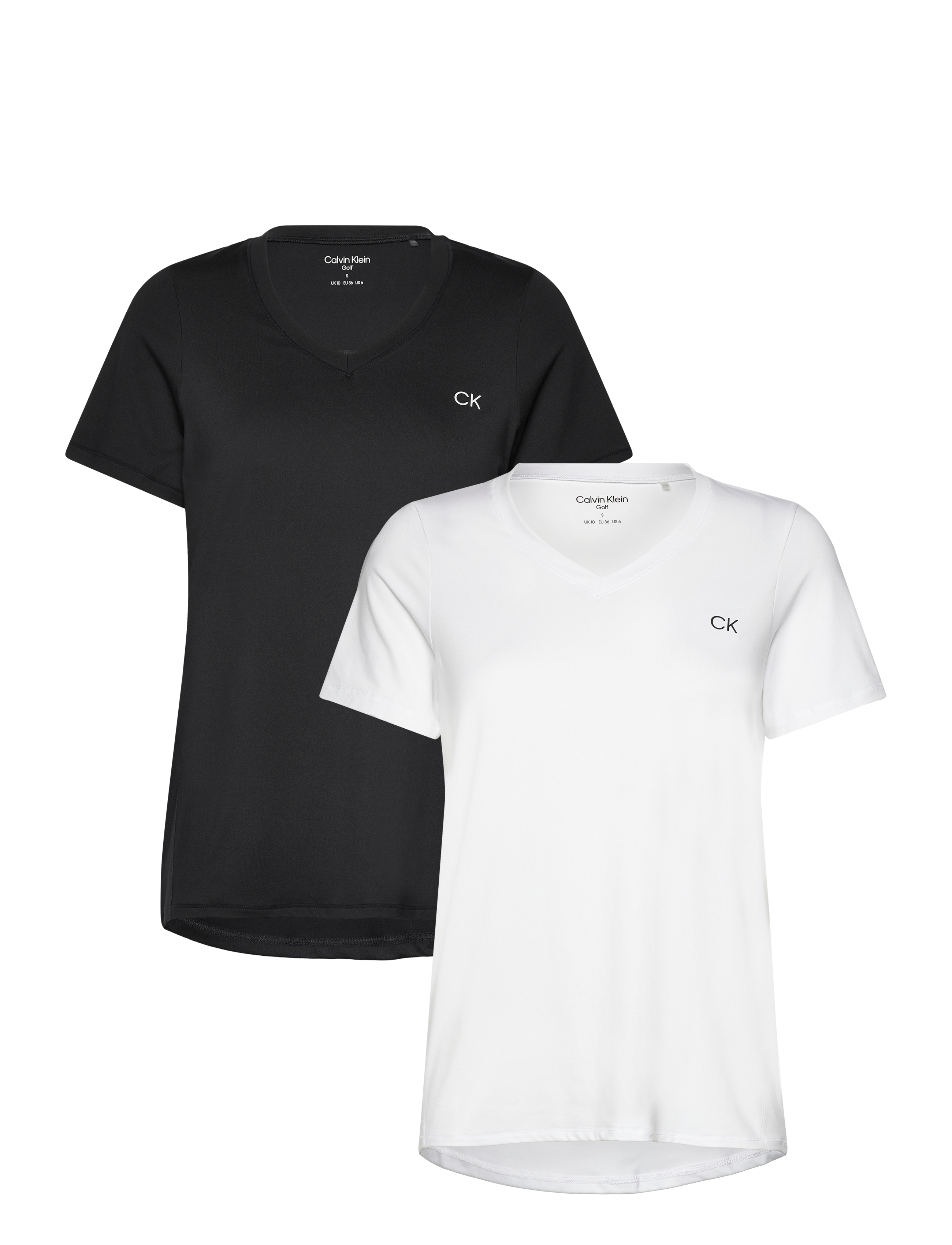 2 PACK RELAXED TEE - BLACK-WHITE
