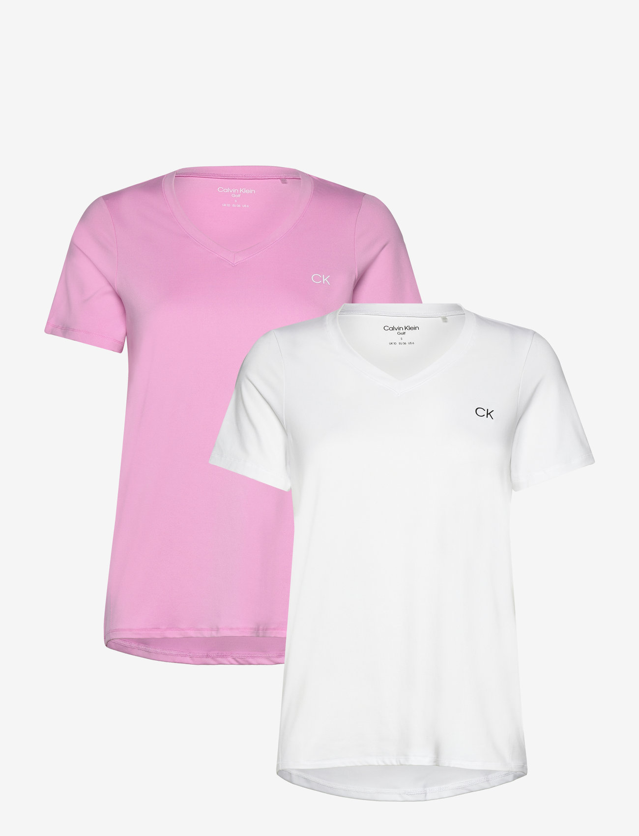 Calvin Klein Golf - 2 PACK RELAXED TEE - white-pink - 0