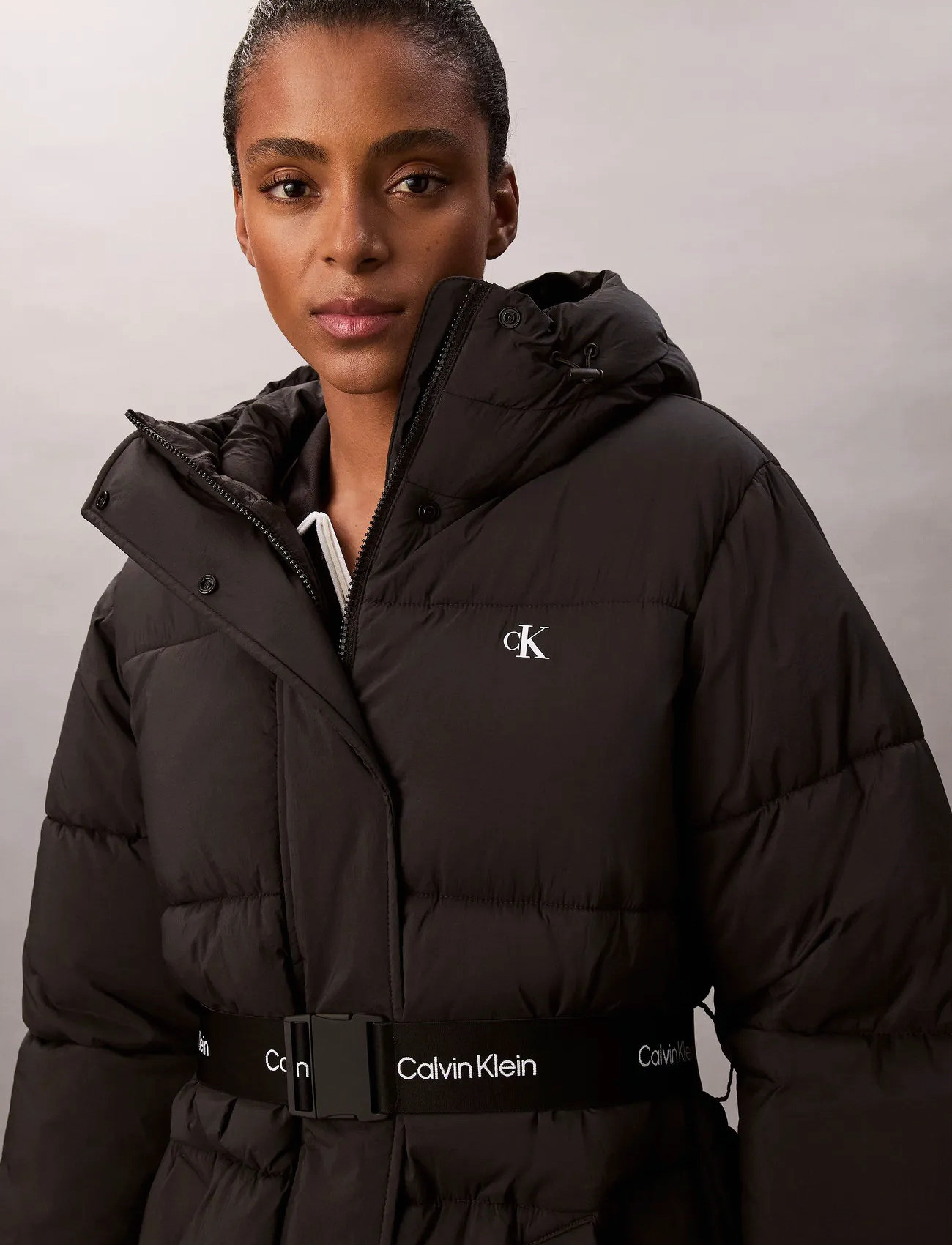 Calvin Klein Jeans Belted Midweight Puffer jackor dam – bild 8