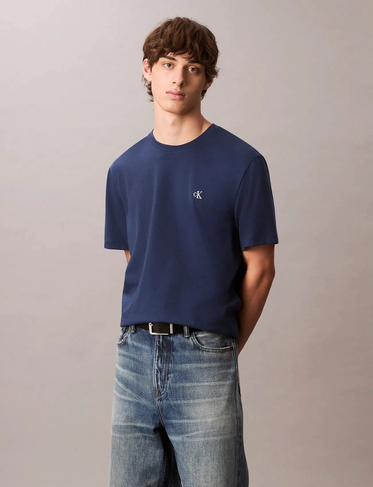 Calvin Klein Jeans Ss Easy Monogram Tee - - S 1