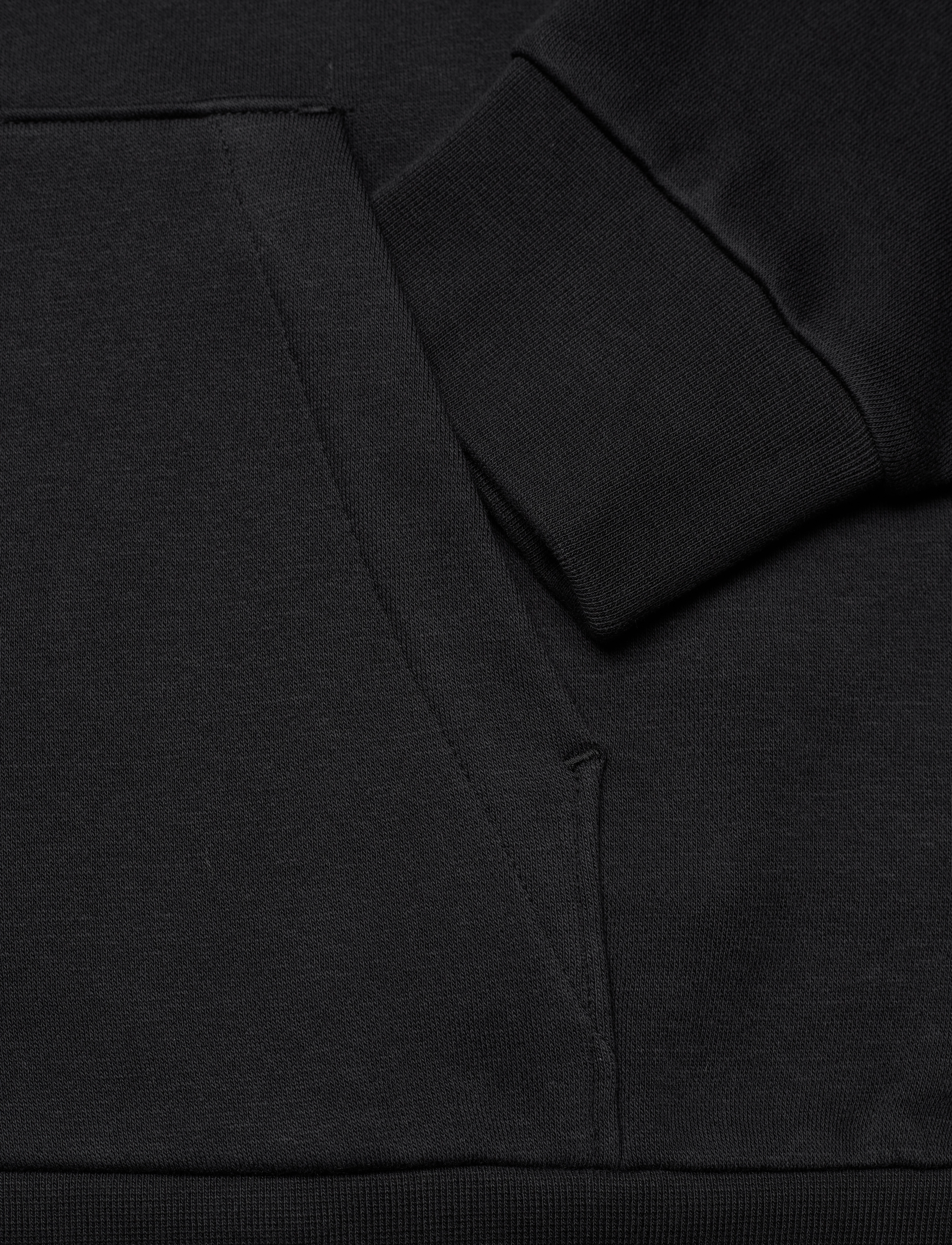 Calvin Klein Jeans - LS MONO ARCHIVE FLEECE FZ HOODIE - black beauty - 3