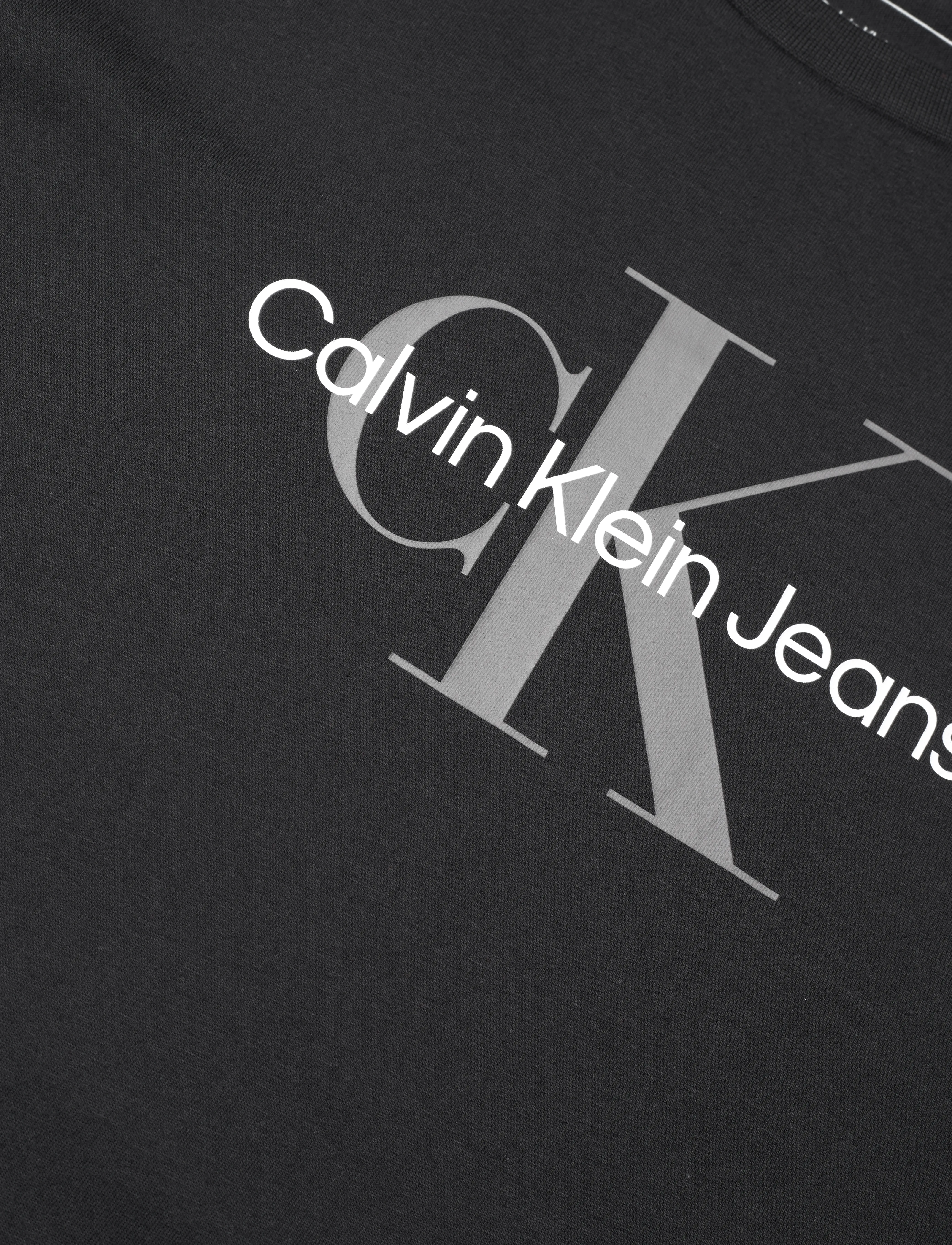 Calvin Klein Jeans - SS MONOLOGO CREWNECK TEE - black - 2