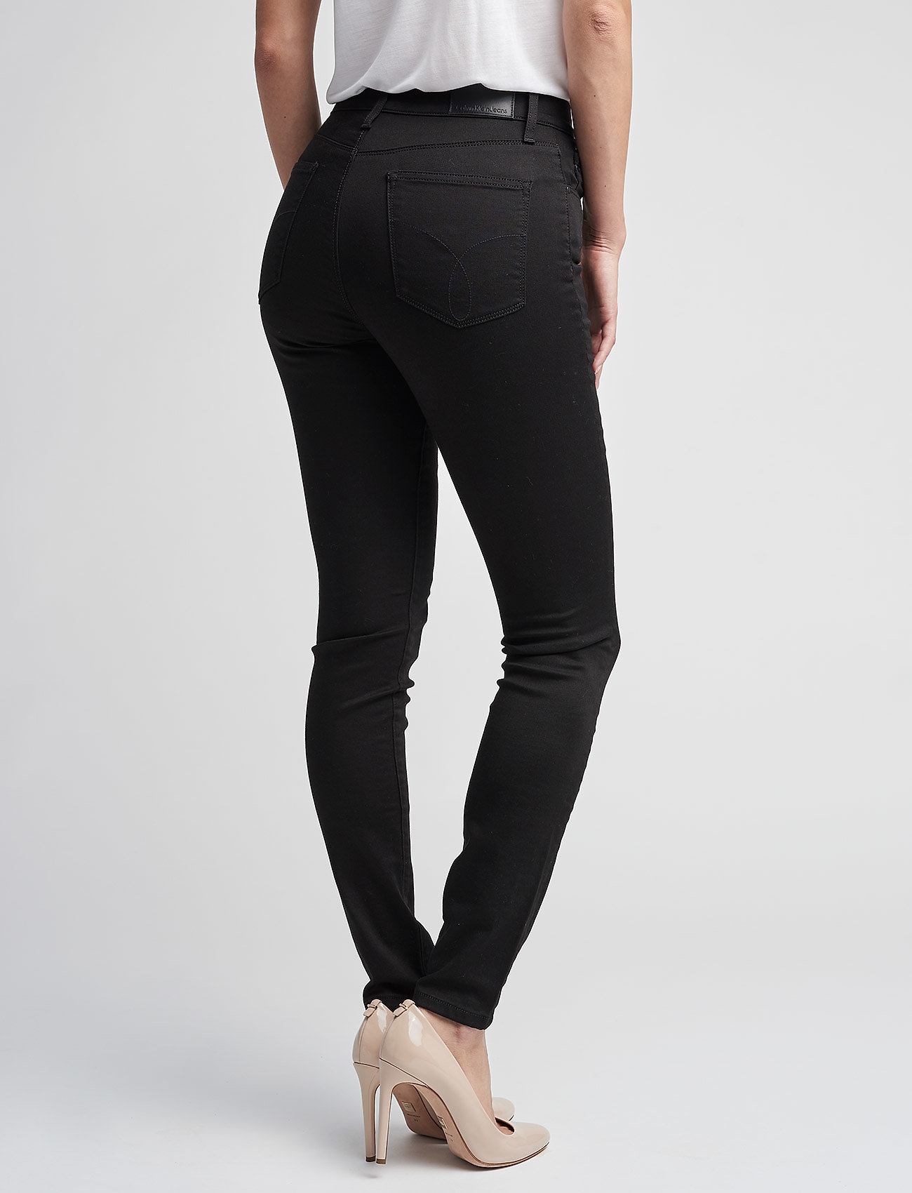 Calvin Klein Jeans - High Rise Skinny - P - pop black - 3