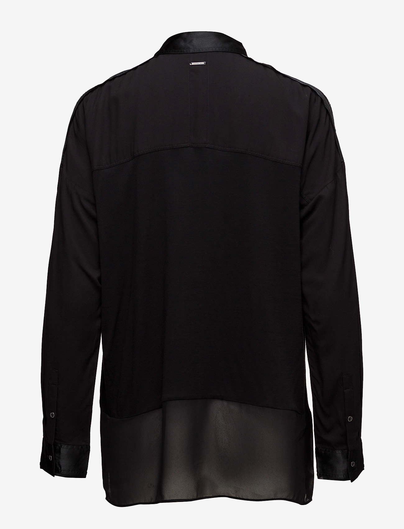 Calvin Klein Jeans - WRAI SILK MM SHIRT - ck black - 1