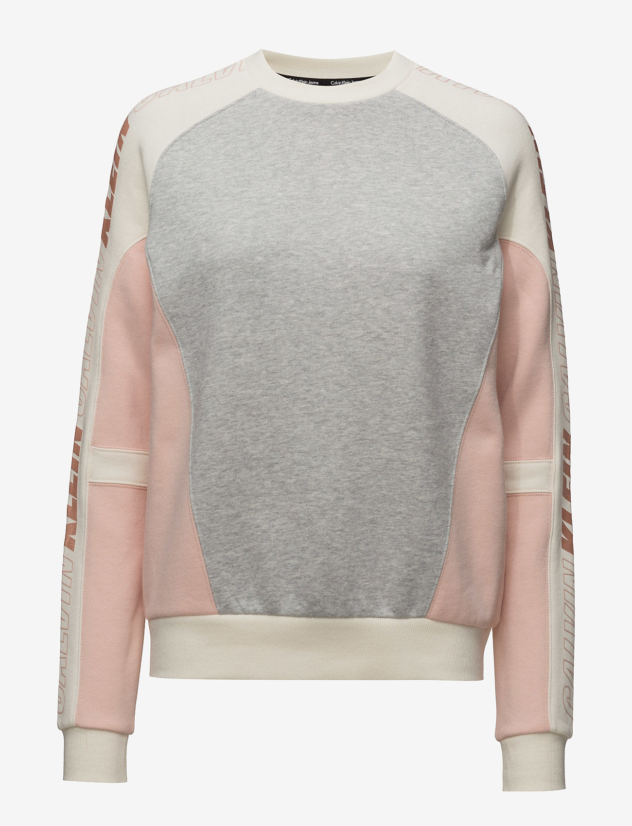 Calvin Klein Jeans - HANI CN HWK L/S - light grey heather / peachy keen / - 0