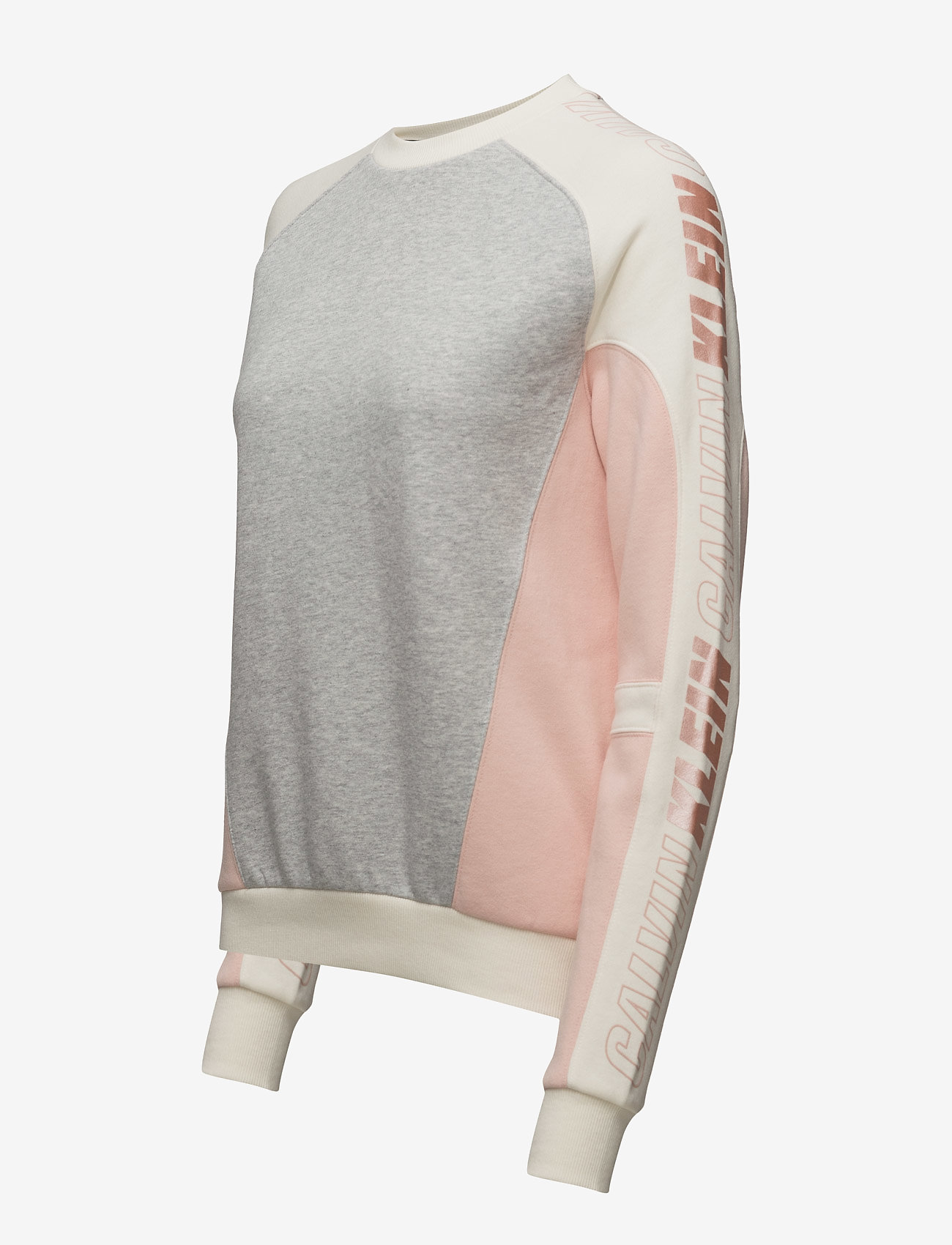 Calvin Klein Jeans - HANI CN HWK L/S - light grey heather / peachy keen / - 2