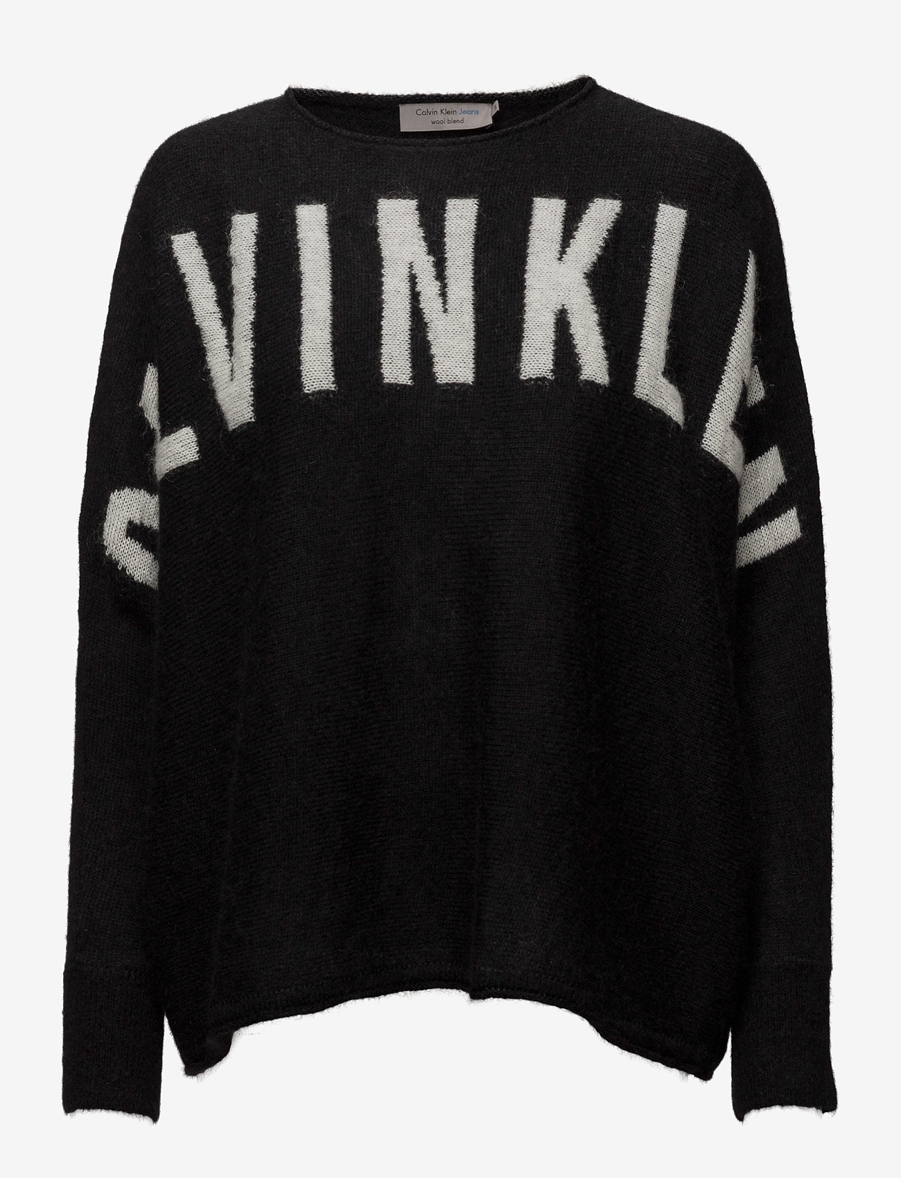 Calvin Klein Jeans - SARI BN SWEATER LS - ck black / egret - 0