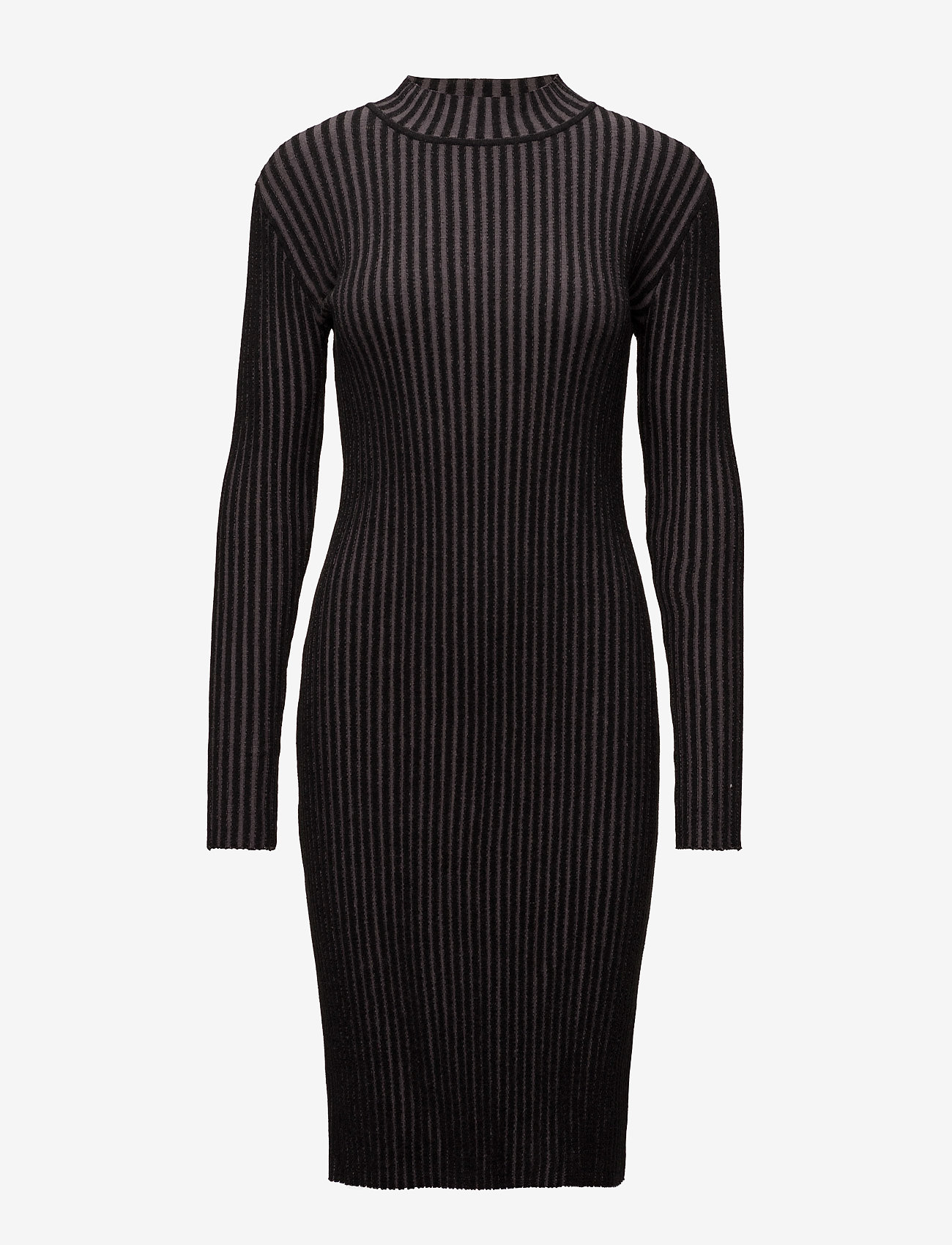 Calvin Klein Jeans - SUTTON CN SWEATER DRESS LS - ck black / rabbit - 0