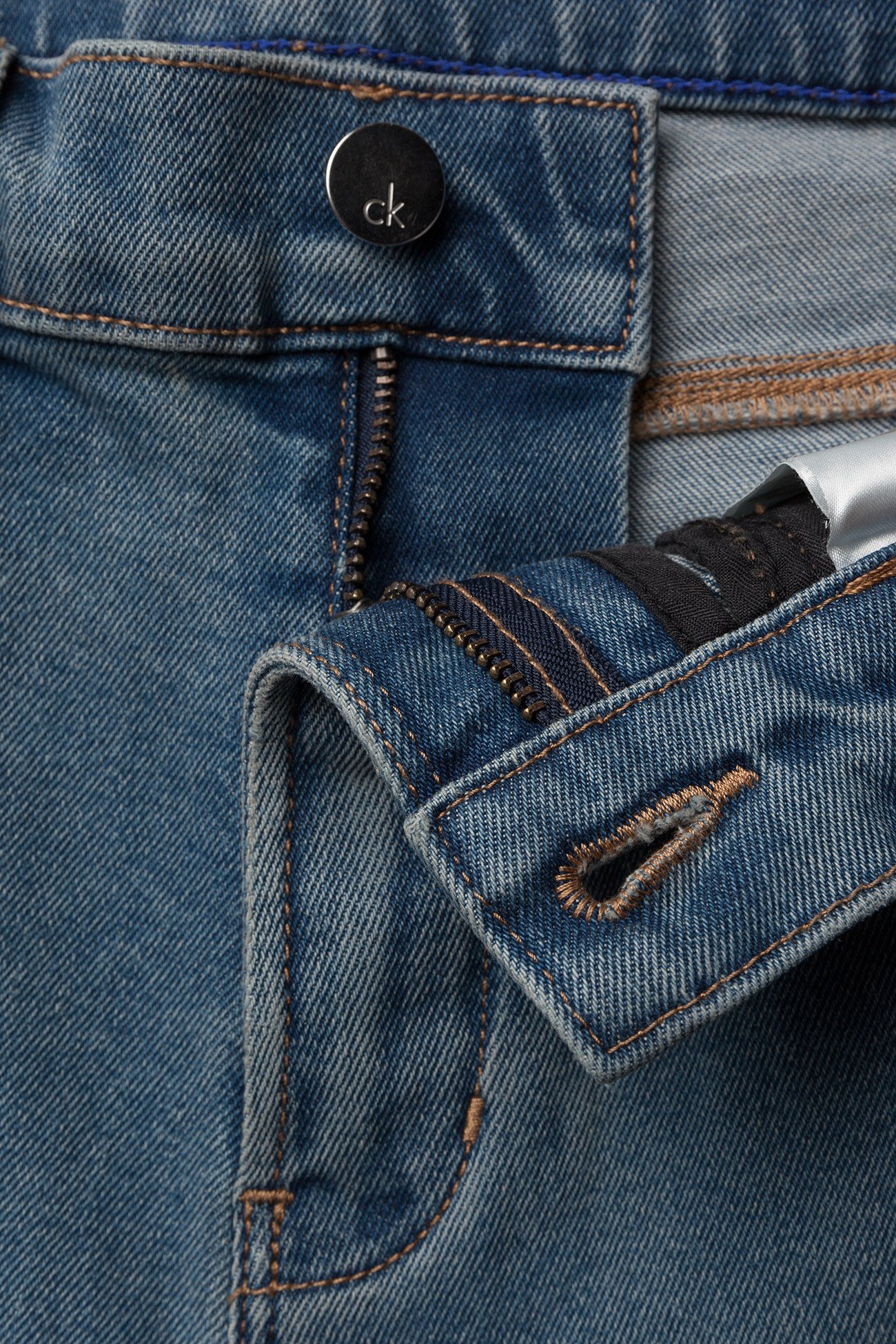 Calvin Klein Jeans - High Rise Skinny Ank - bison blue - 3