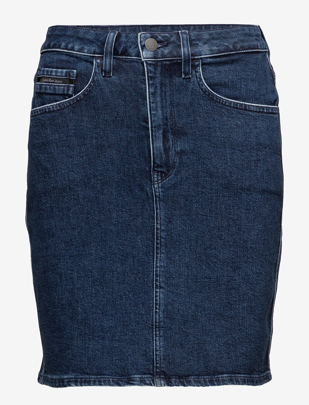 Calvin Klein Jeans - HR knee skirt - Tipped blue - tipped blue - 0