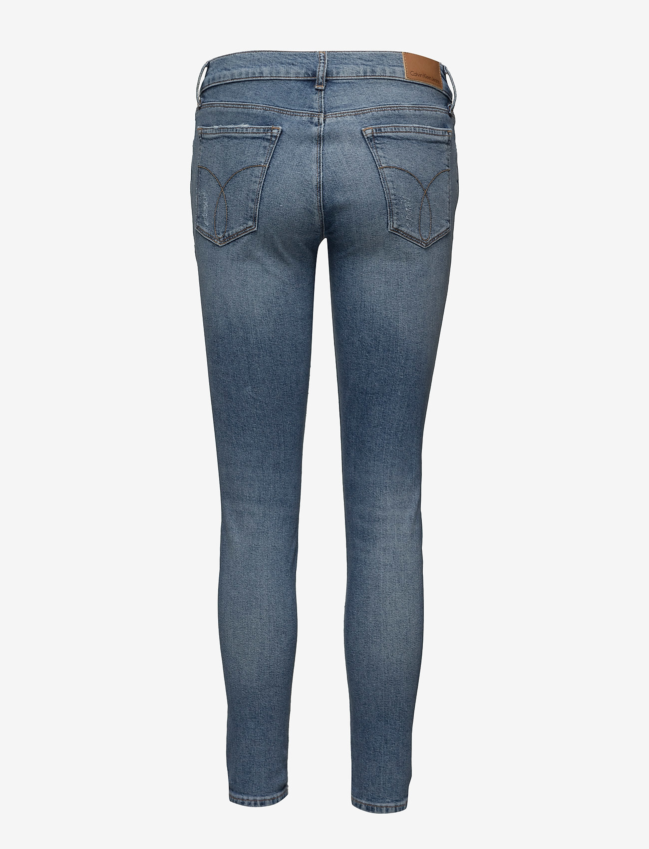 Calvin Klein Jeans - MR Skinny ankle-Salt - salt & pepper destructed - 1