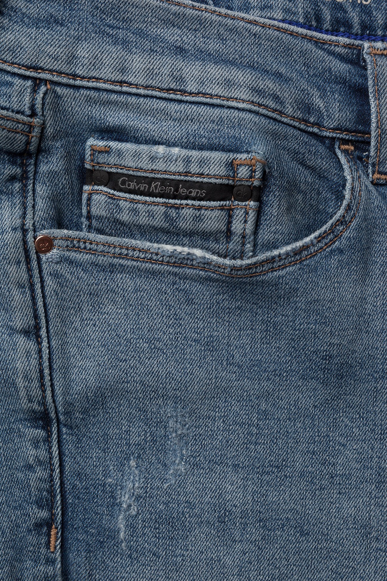 Calvin Klein Jeans - MR Skinny ankle-Salt - salt & pepper destructed - 2