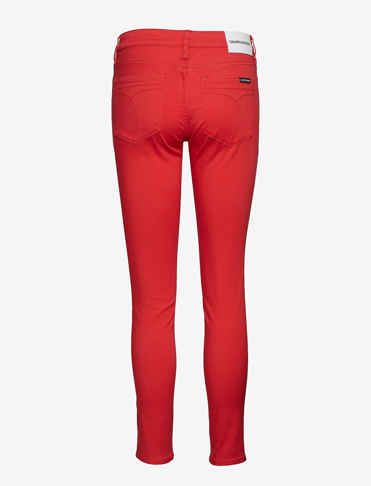Calvin Klein Jeans - MID RISE SKINNY STRE - racing red - 1
