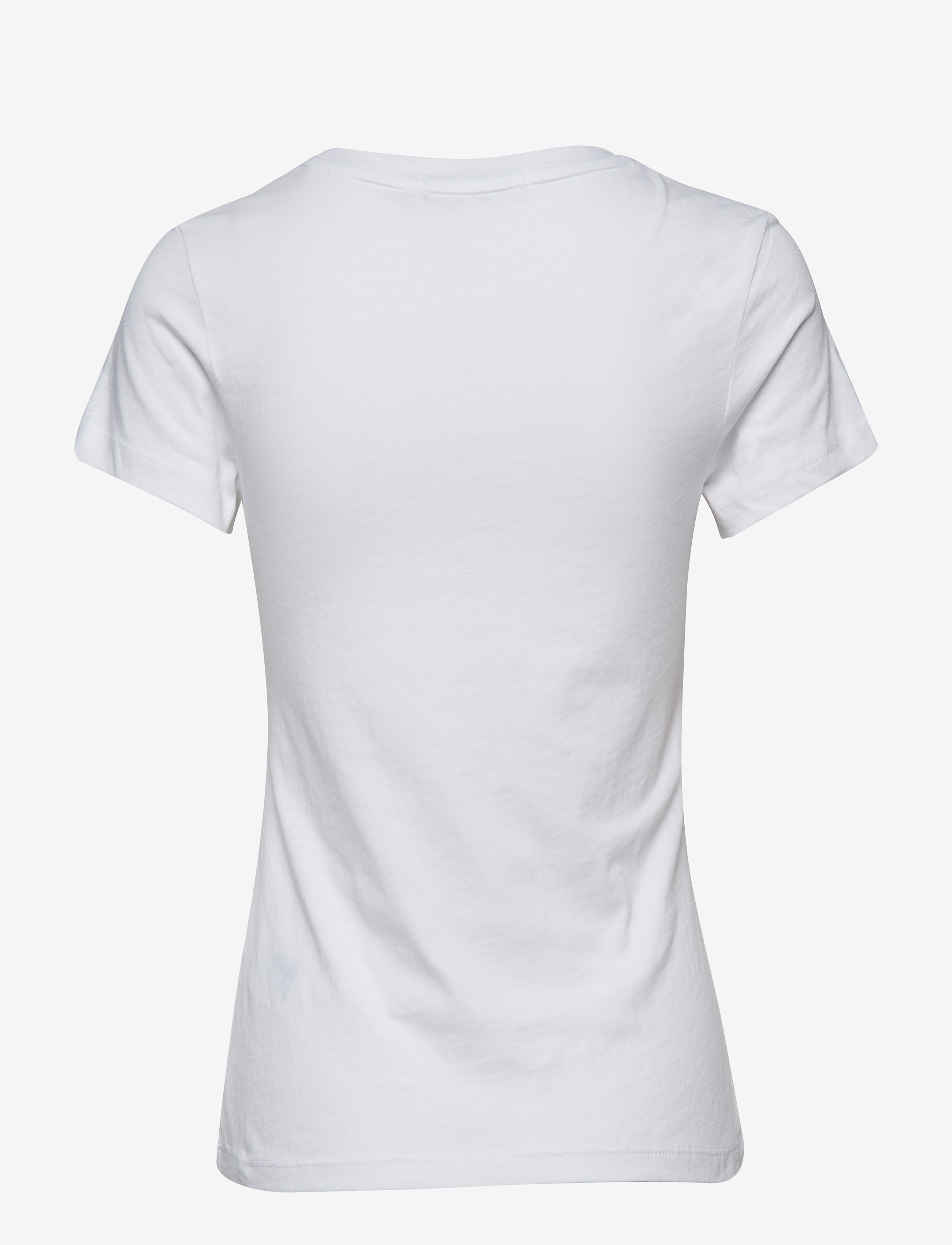 Calvin Klein Jeans - INSTITUTIONAL LOGO SLIM FIT TEE - bright white / begonia pink - 1