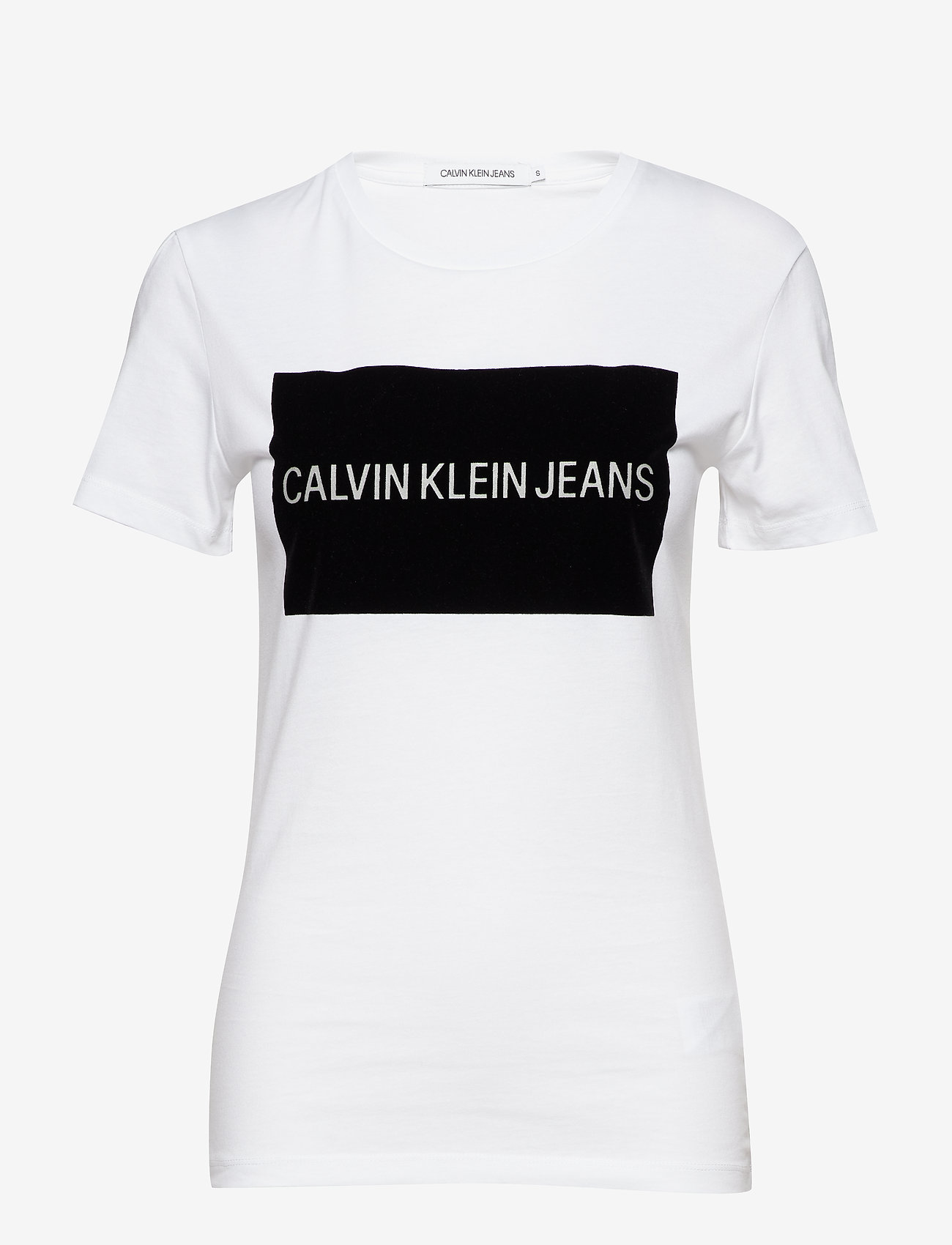 Calvin Klein Jeans - INSTITUTIONAL FLOCK - bright white - 0