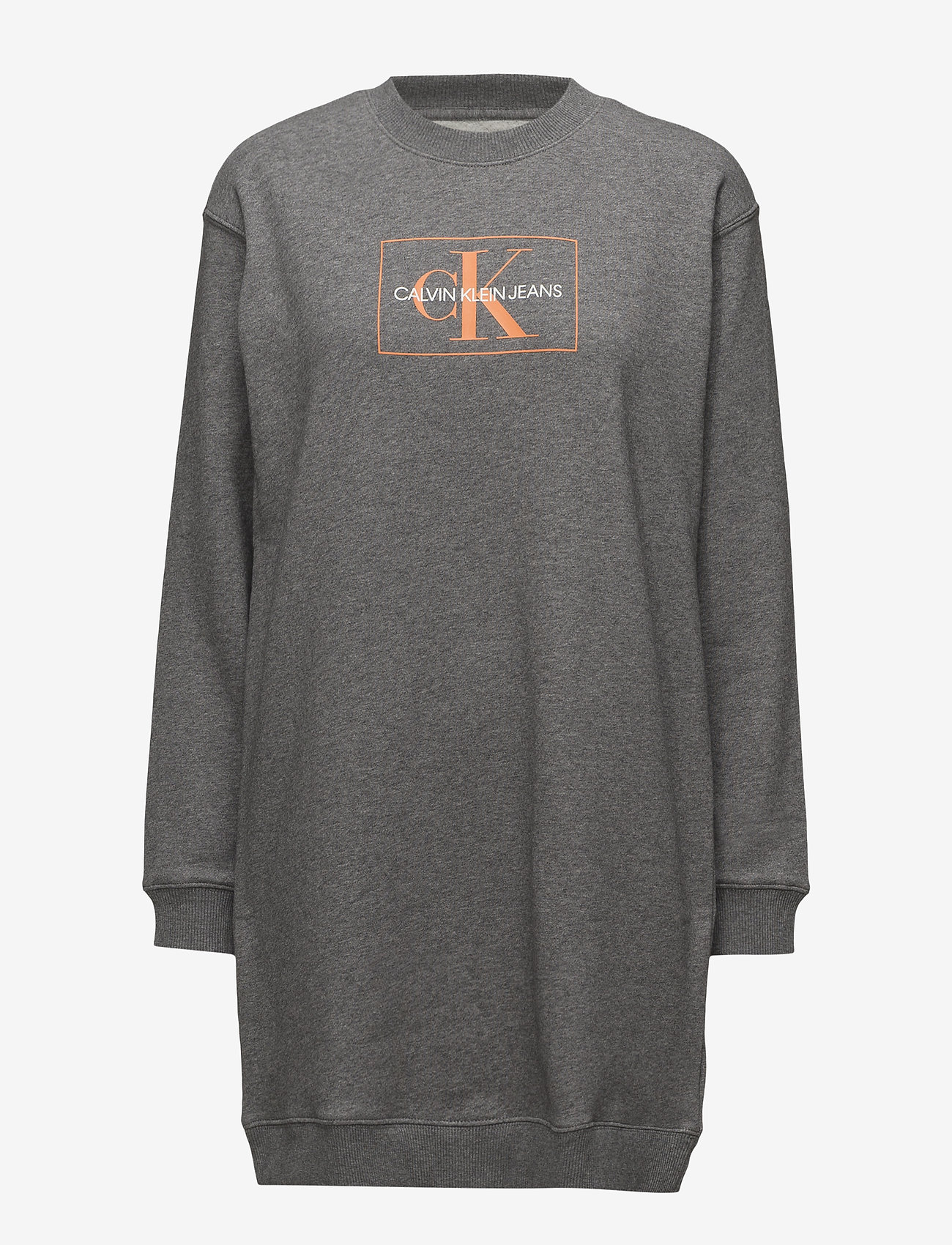 Calvin Klein Jeans - GRAPHIC SWEATSHIRT D - mid grey heather - 0