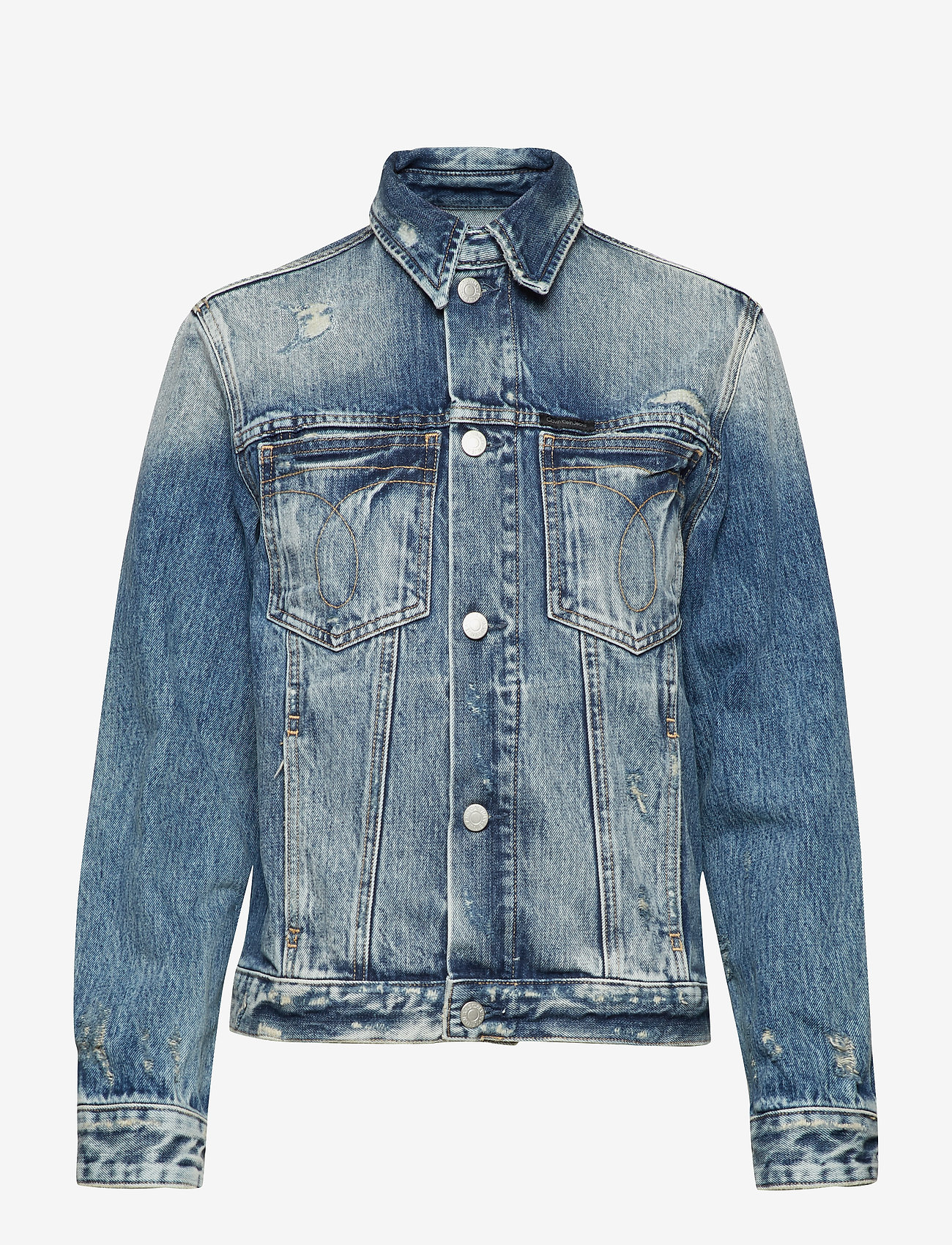 Calvin Klein Jeans - FOUNDATION TRUCKER O - minerva blue - 0