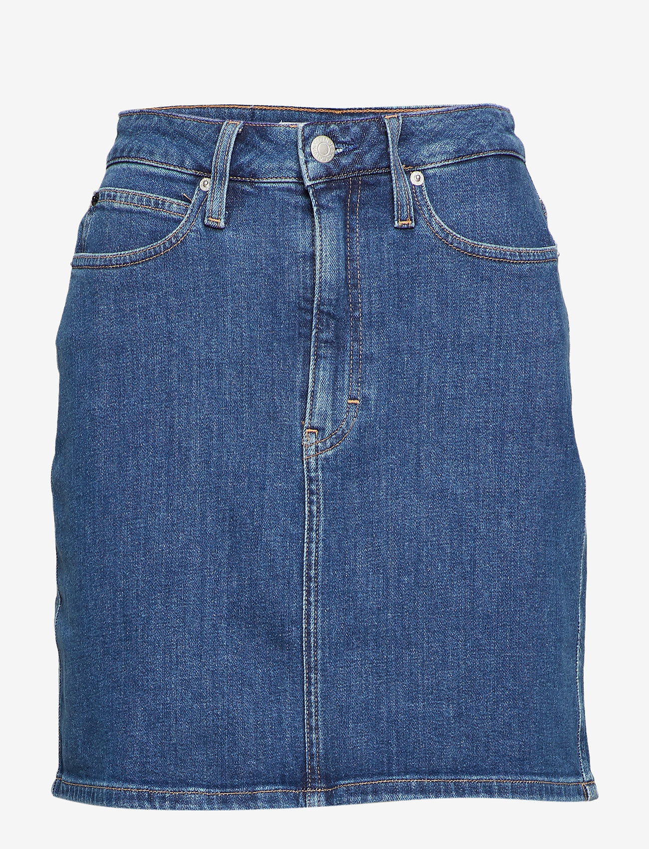 Calvin Klein Jeans - HR MINI SKIRT - rodeo blue - 0