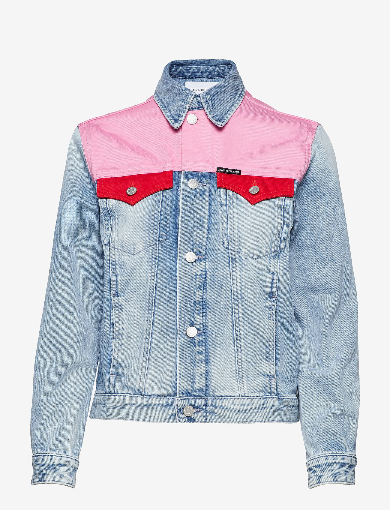 Calvin Klein Jeans - FOUNDATION TRUCKER, - mohonk light pink blocked - 0