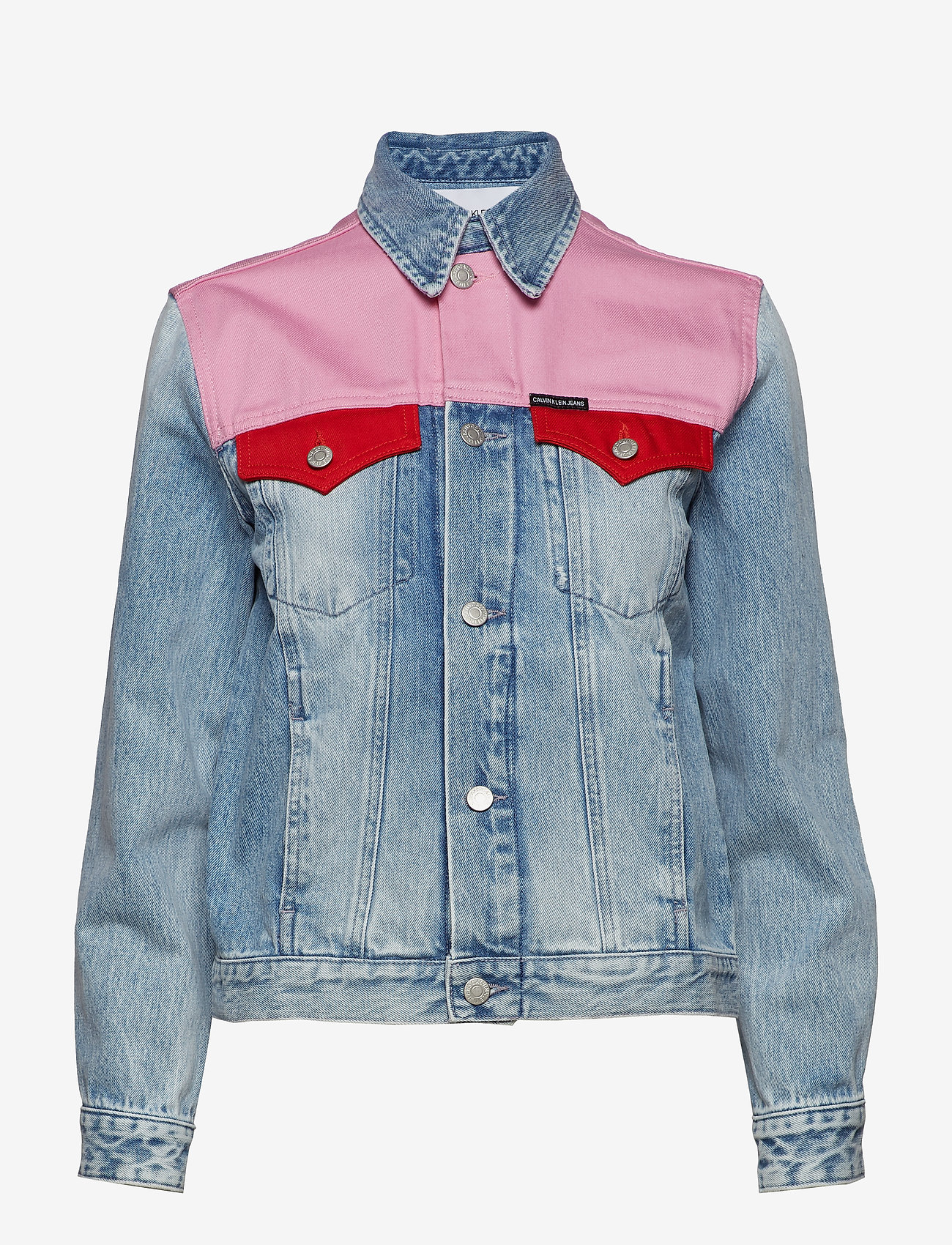 Calvin Klein Jeans - FOUNDATION TRUCKER, - mohonk light pink blocked - 1