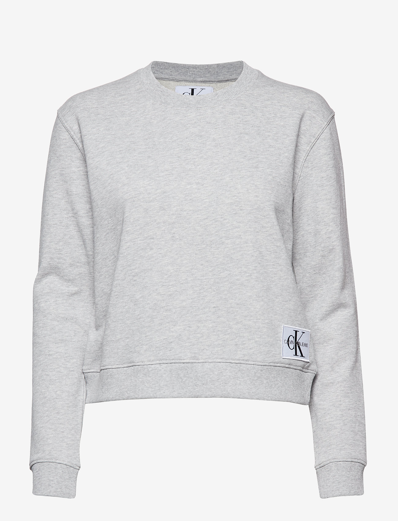 Calvin Klein Jeans - BOXY CN MONOGRAM BAD - light grey heather - 0