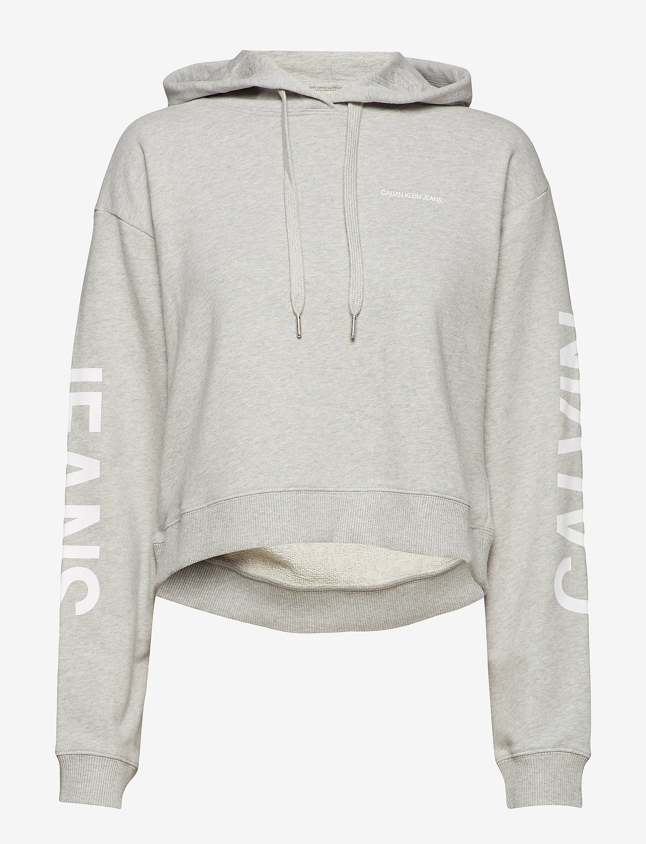 Calvin Klein Jeans - CROPPED INSTITUTIONA - light grey heather - 0