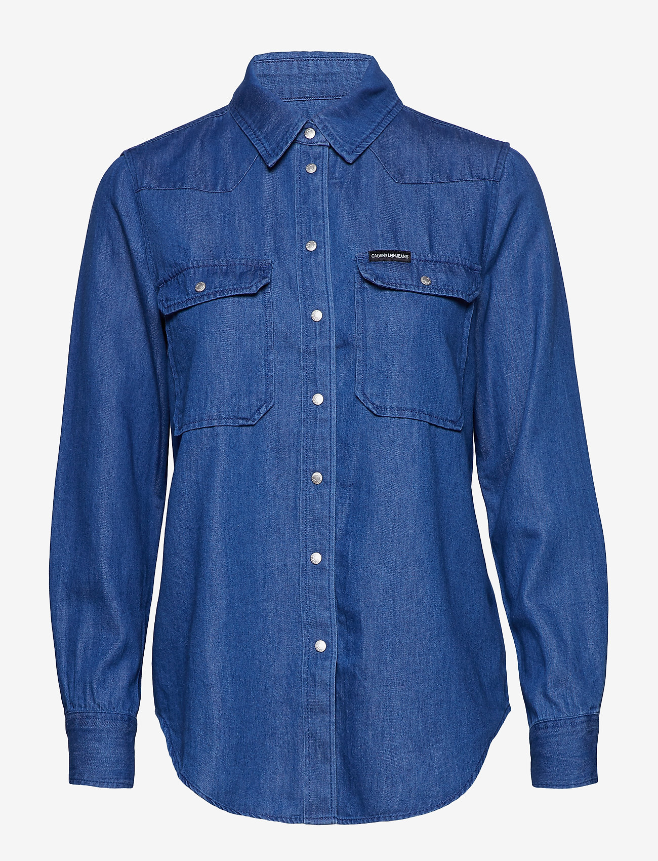 Calvin Klein Jeans - INDIGO TENCEL LS SHI - indigo - 0