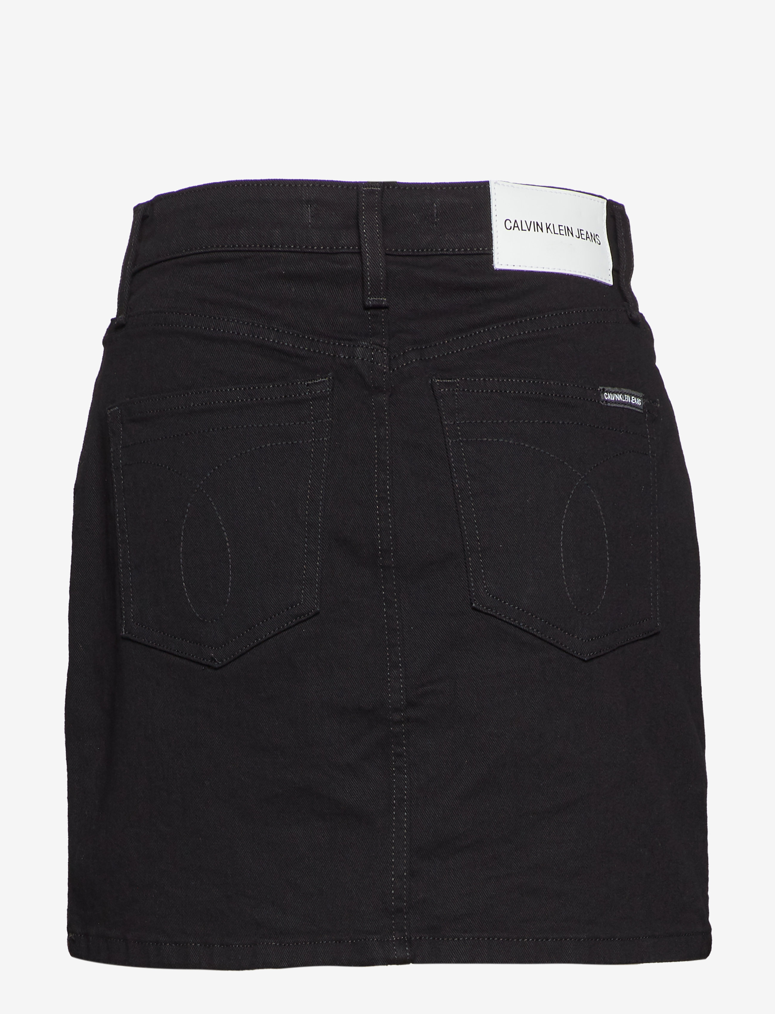 Calvin Klein Jeans - HR MINI SKIRT - black/ white stripe - 1