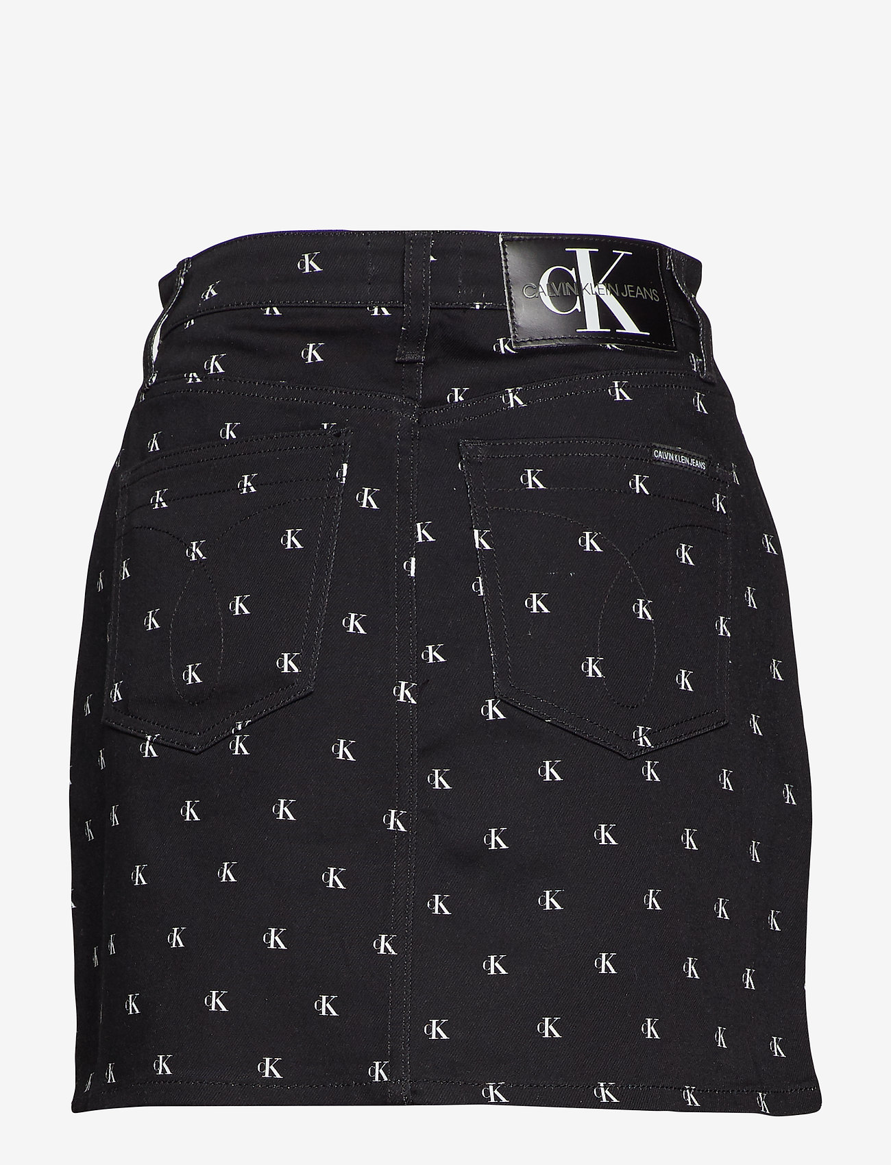 Calvin Klein Jeans - HIGH RISE SKIRT - black monogram - 1