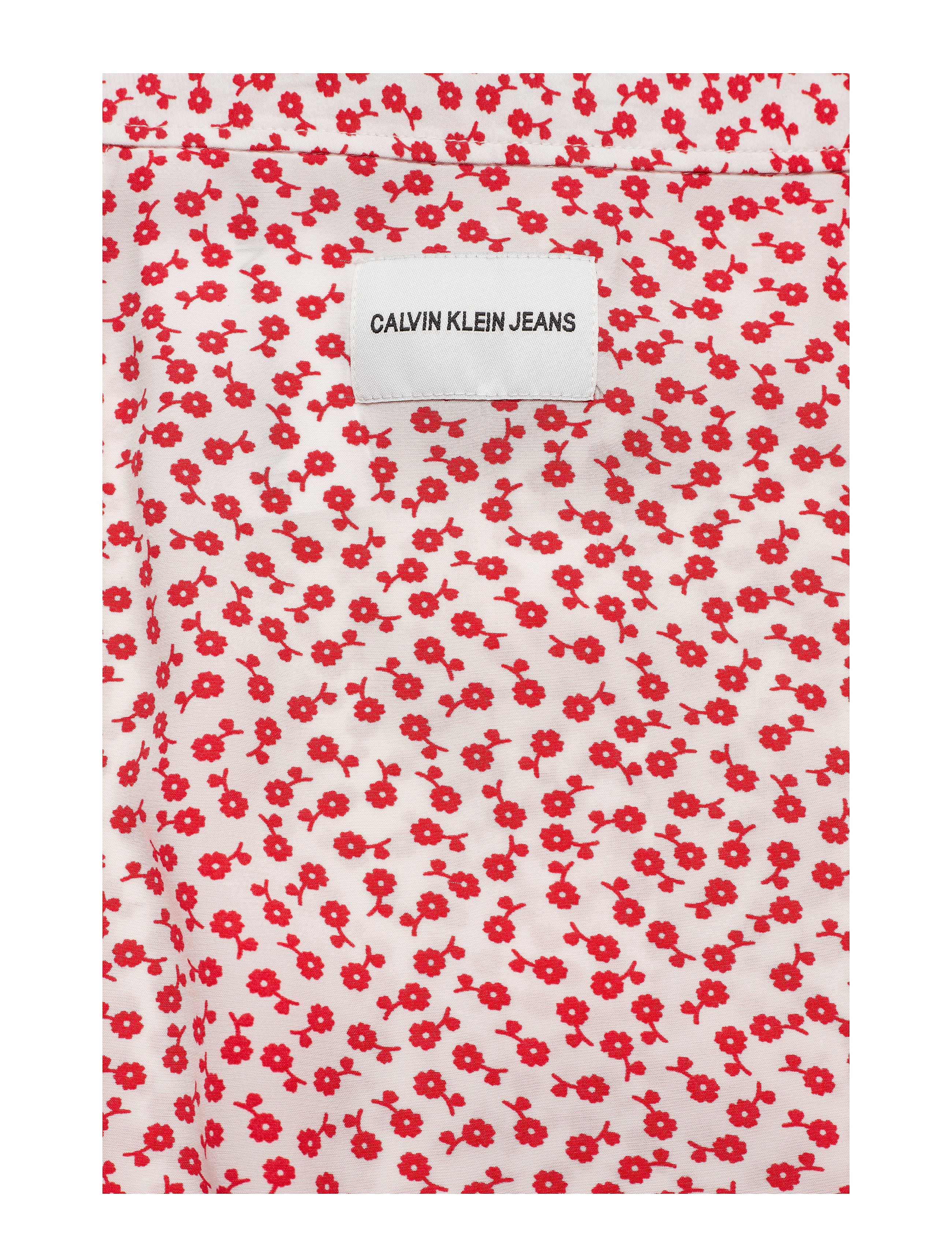 Calvin Klein Jeans - DRAPEY MIDI SKIRT - daisy floral aop egret racing - 3