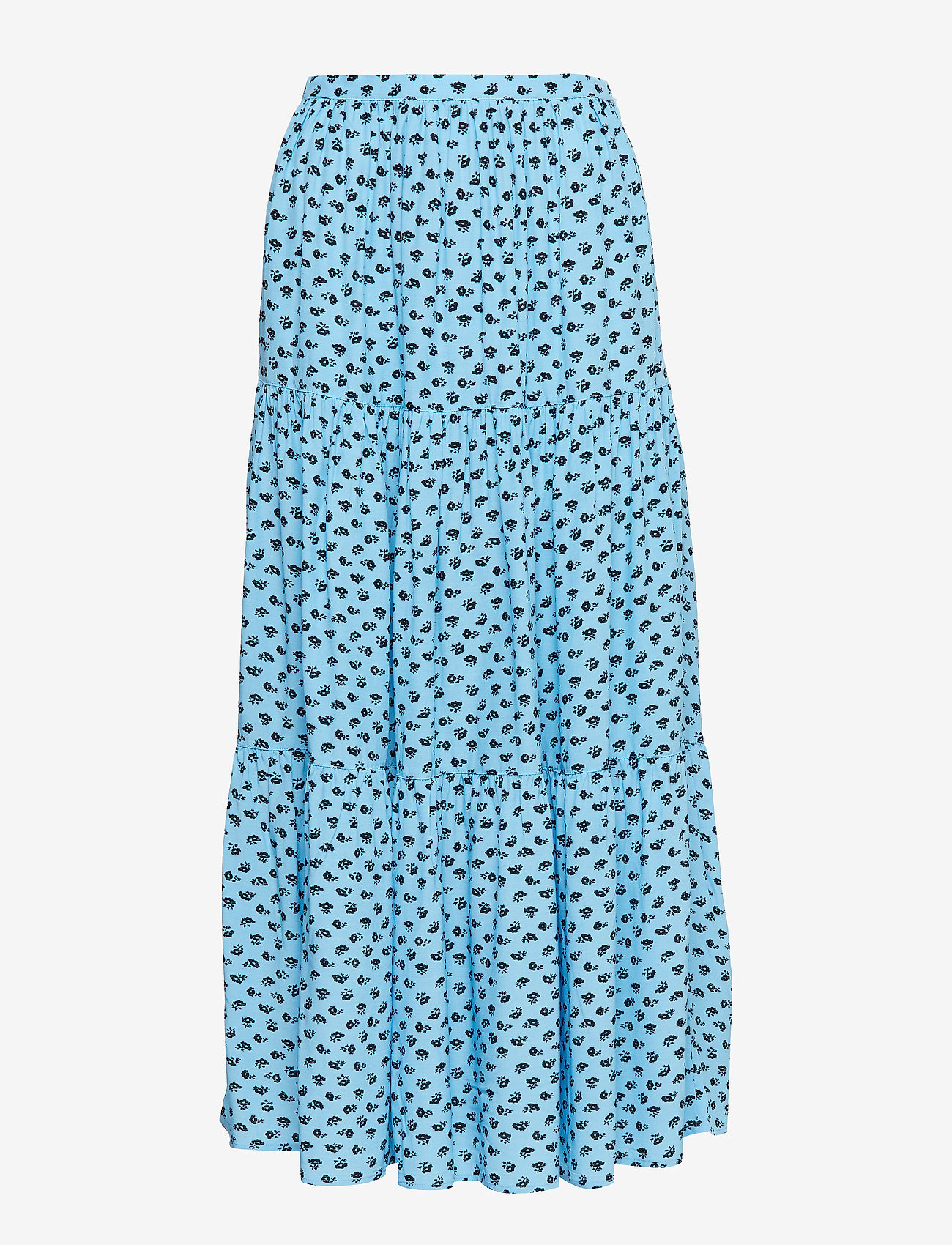 Calvin Klein Jeans - GATHERED MIDI SKIRT - prairie floral aop alaskanblue - 0