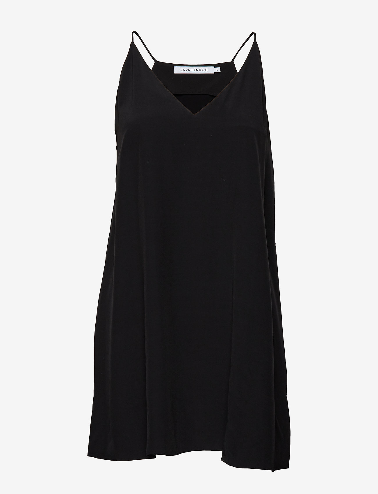 Calvin Klein Jeans - FLARED SLIP DRESS - ck black - 0