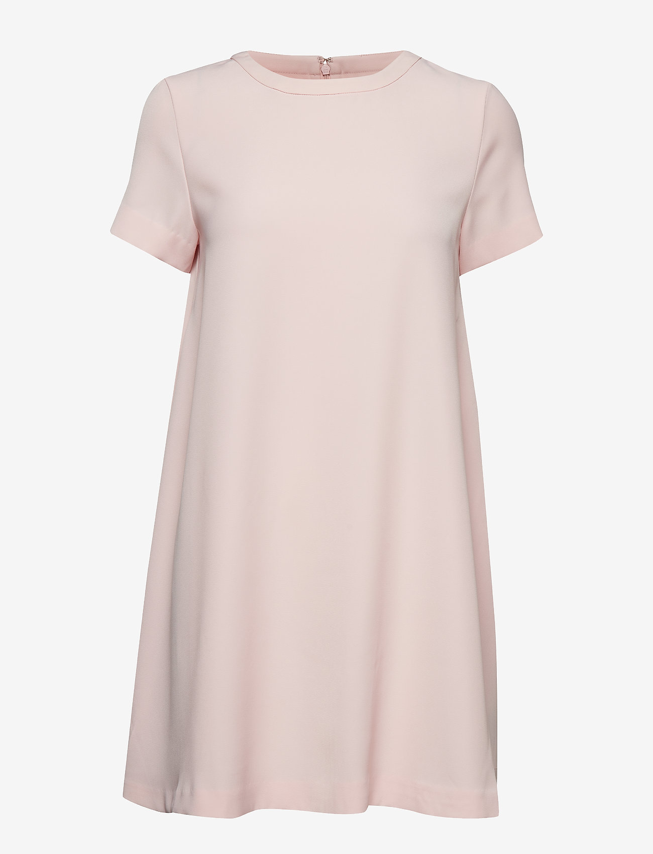 FLARED POLY SATIN SS - STRAWBERRY CREAM