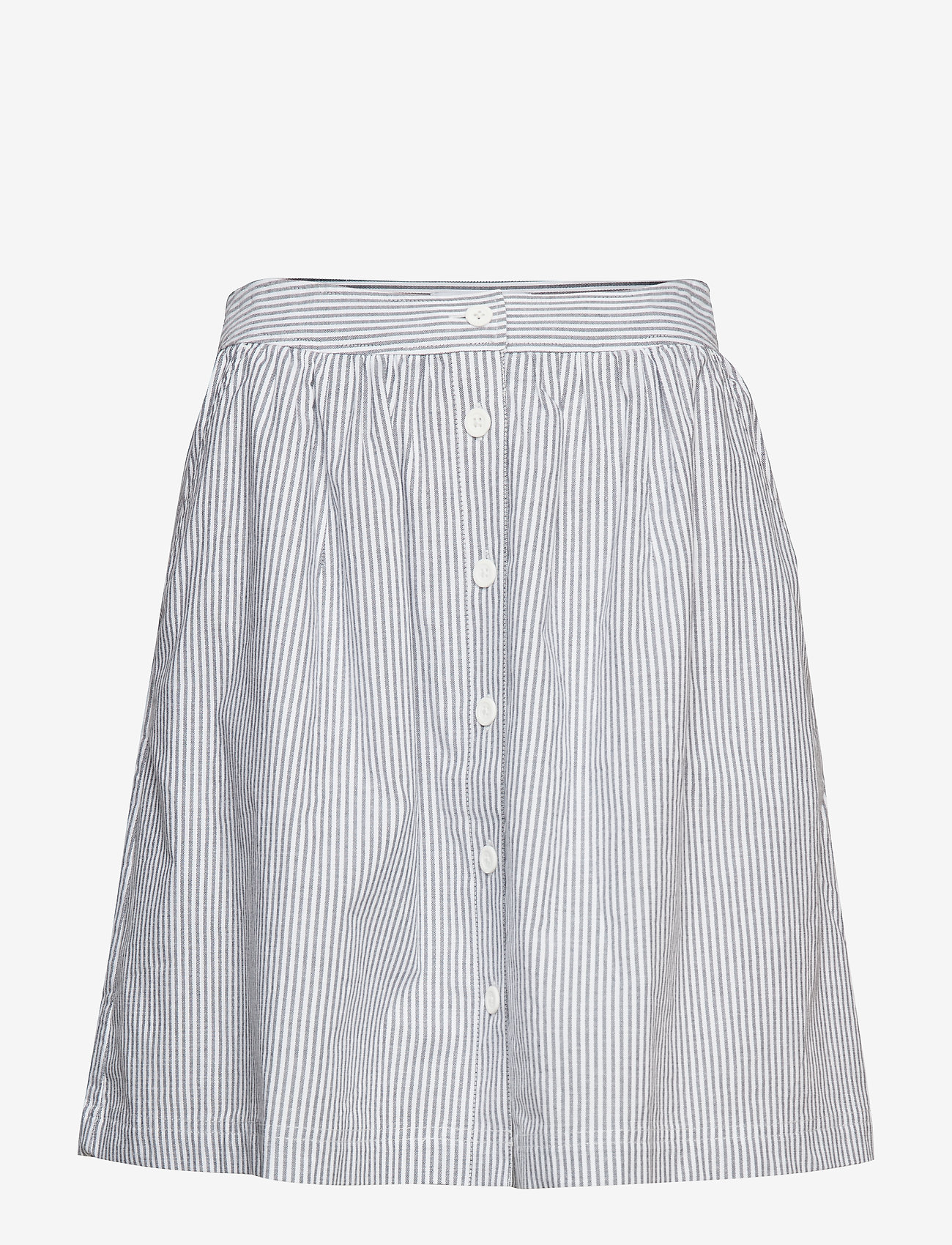 Calvin Klein Jeans - OXFORD SHORT SKIRT - bright white / ck black - 0