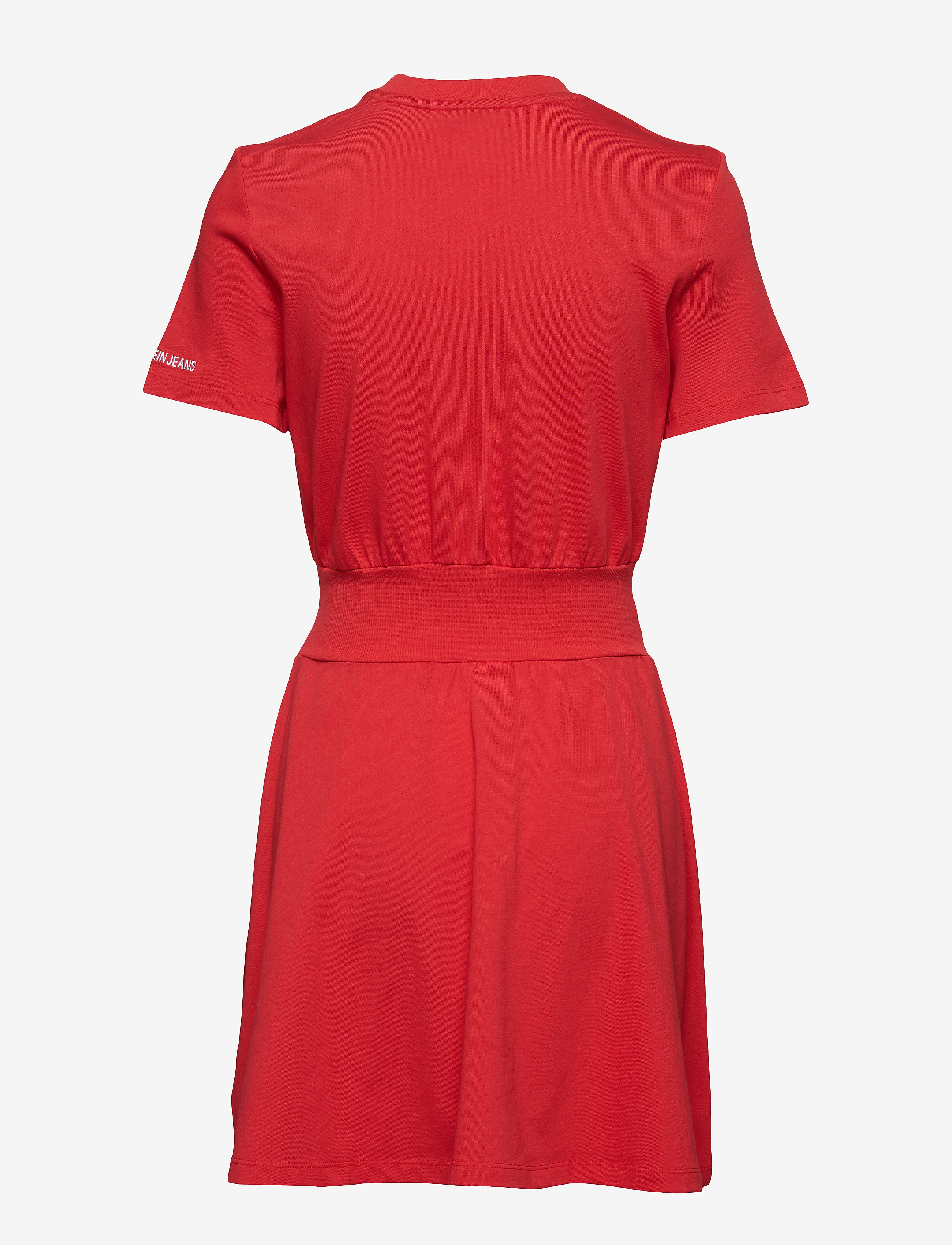 Calvin Klein Jeans - SS RIB MIX DRESS - racing red - 1