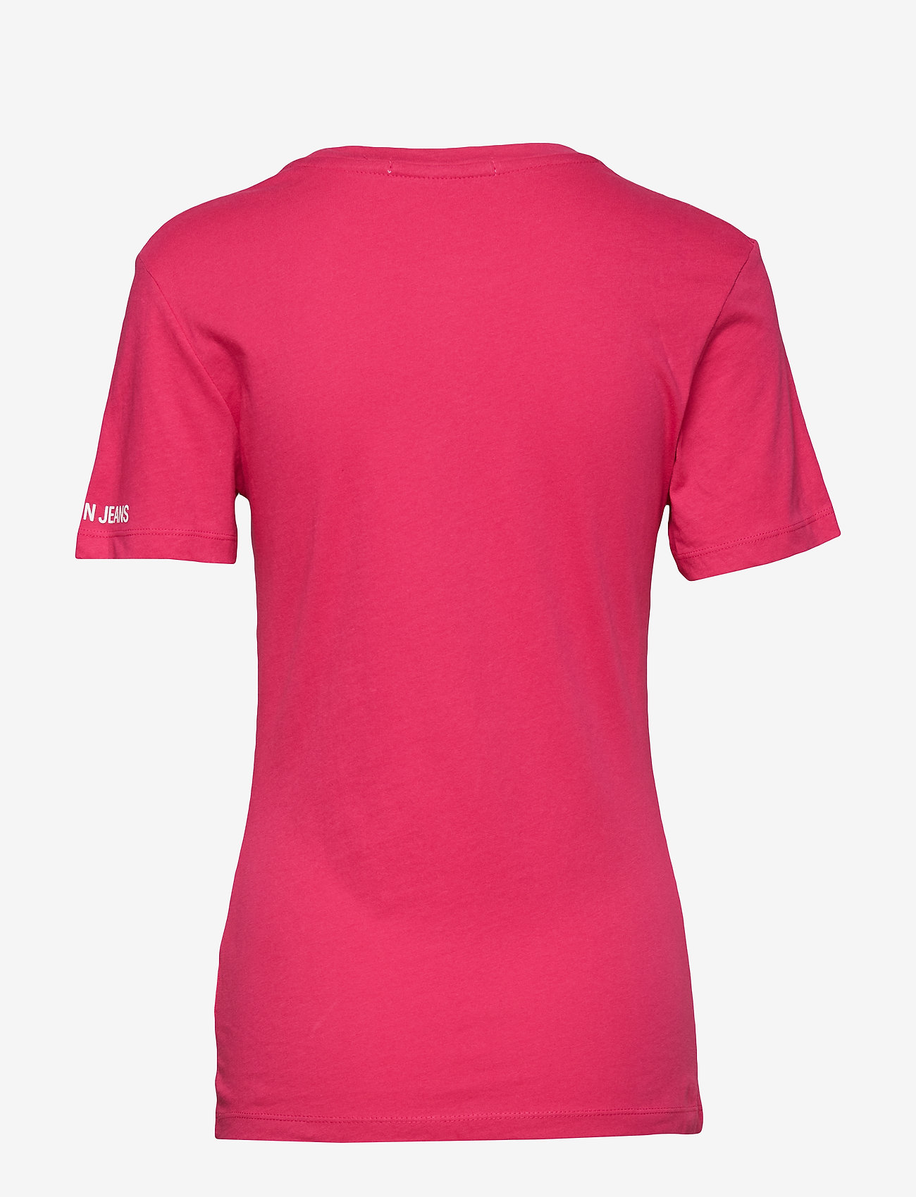 Calvin Klein Jeans - SLOGAN SLIM TEE - cabaret - 1