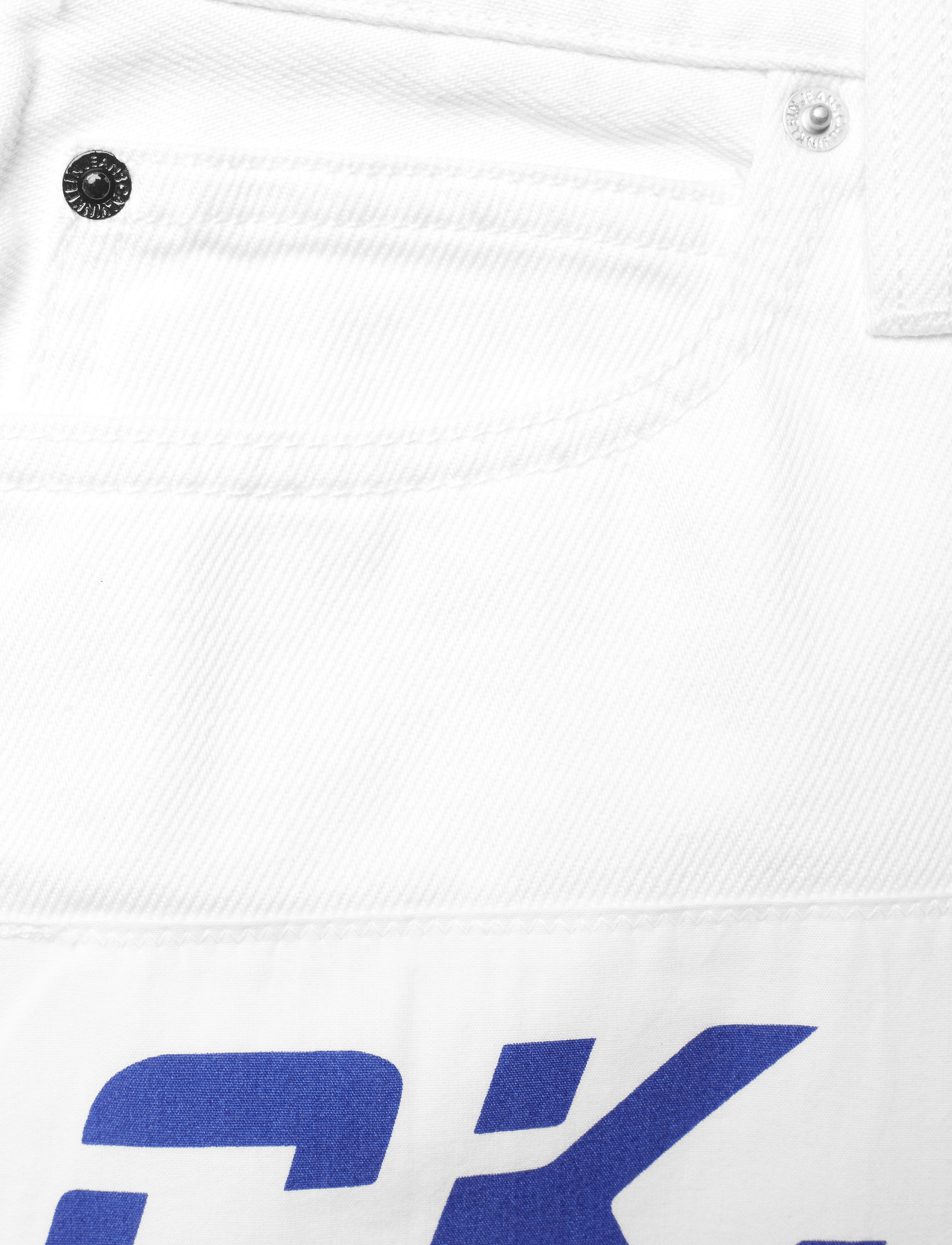 Calvin Klein Jeans - HIGH RISE MINI SKIRT - bmx patch white - 2