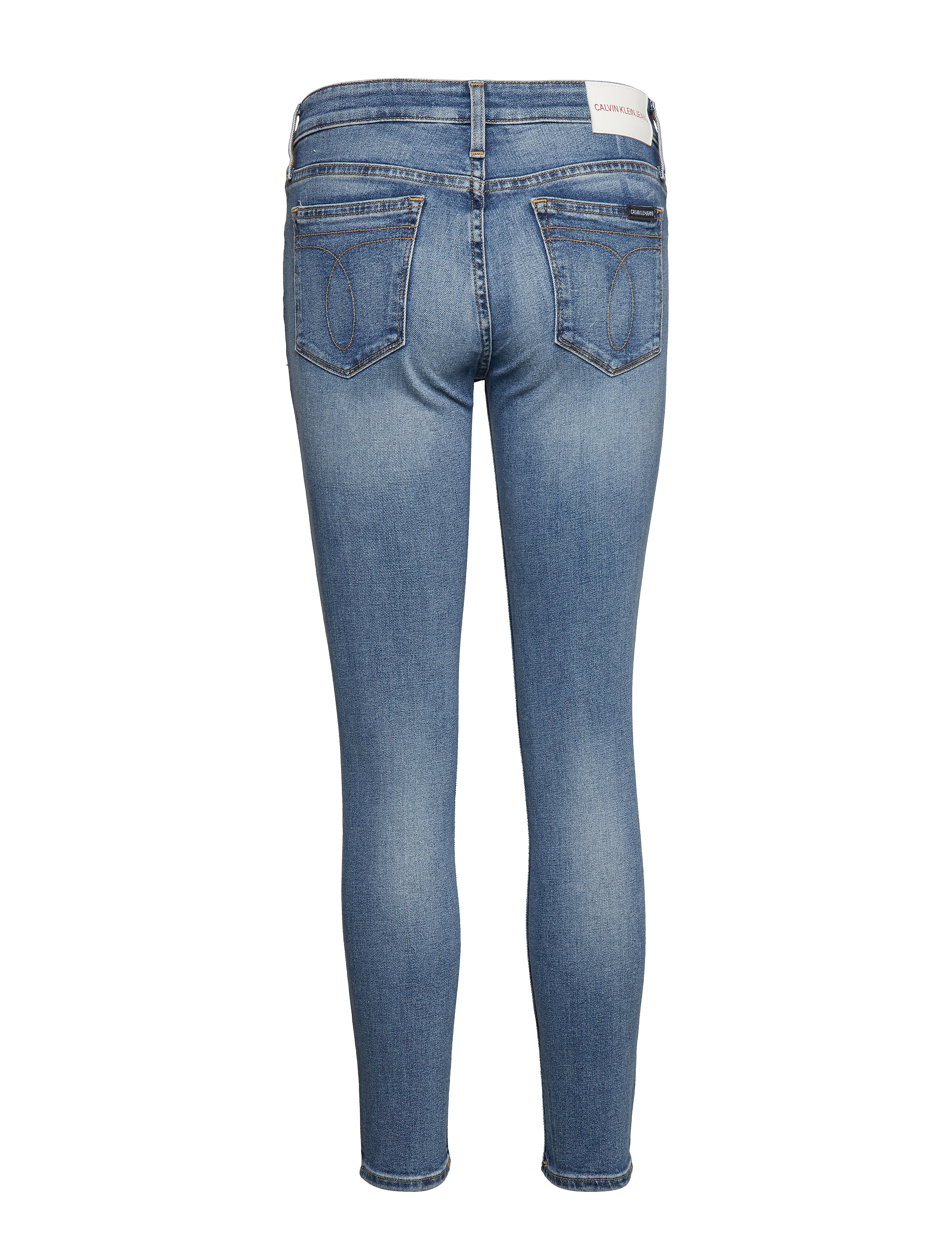 Calvin Klein Jeans - CKJ 011 MID RISE SKINNY ANKLE - suzak blue western badges - 1