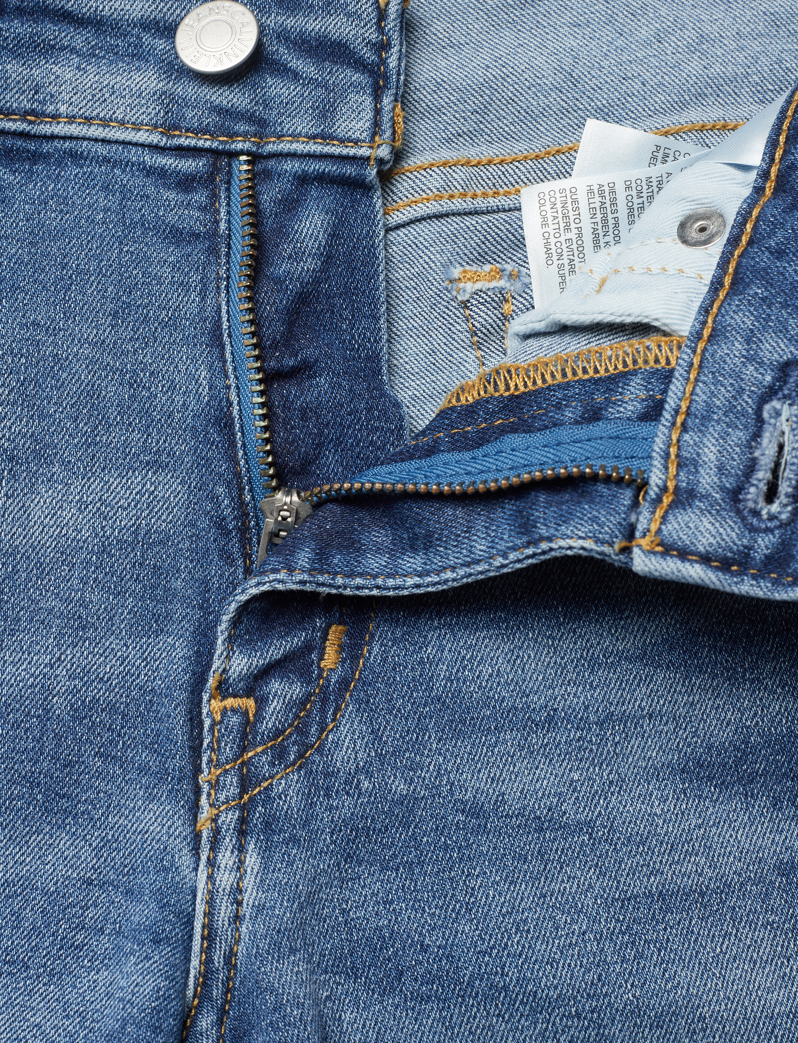 Calvin Klein Jeans - CKJ 011 MID RISE SKINNY ANKLE - suzak blue western badges - 3