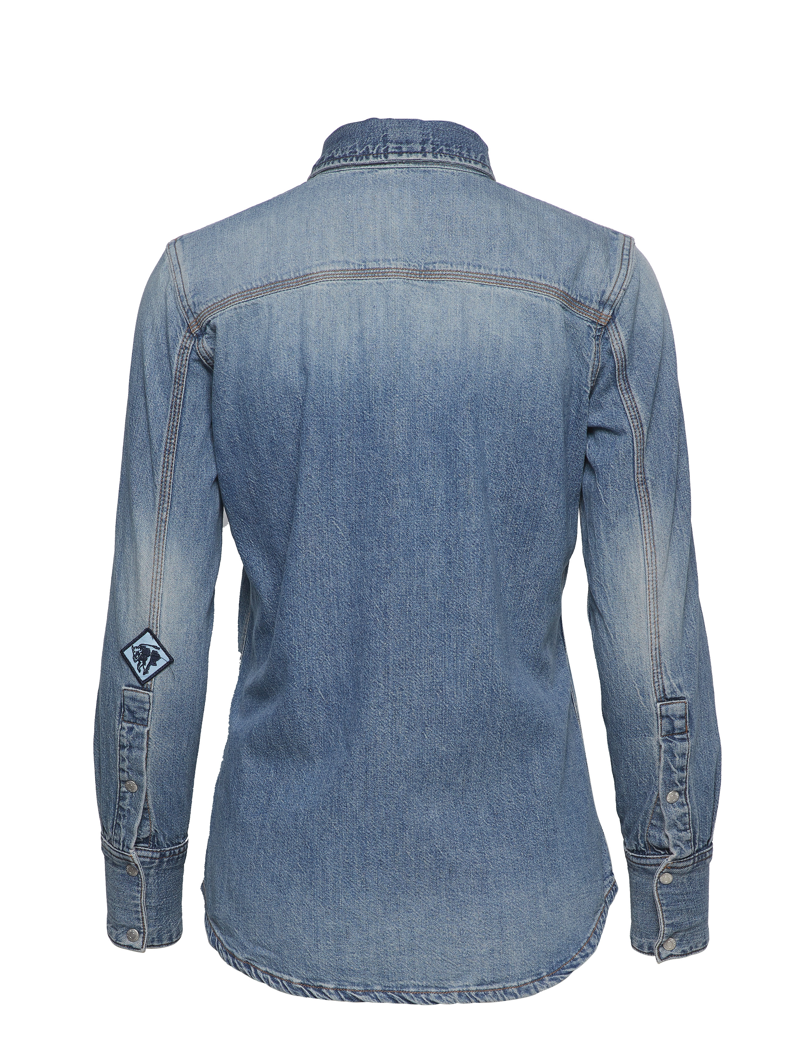 Calvin Klein Jeans - 1 PKT UTILITY SHIRT - light stone shirt badge - 1