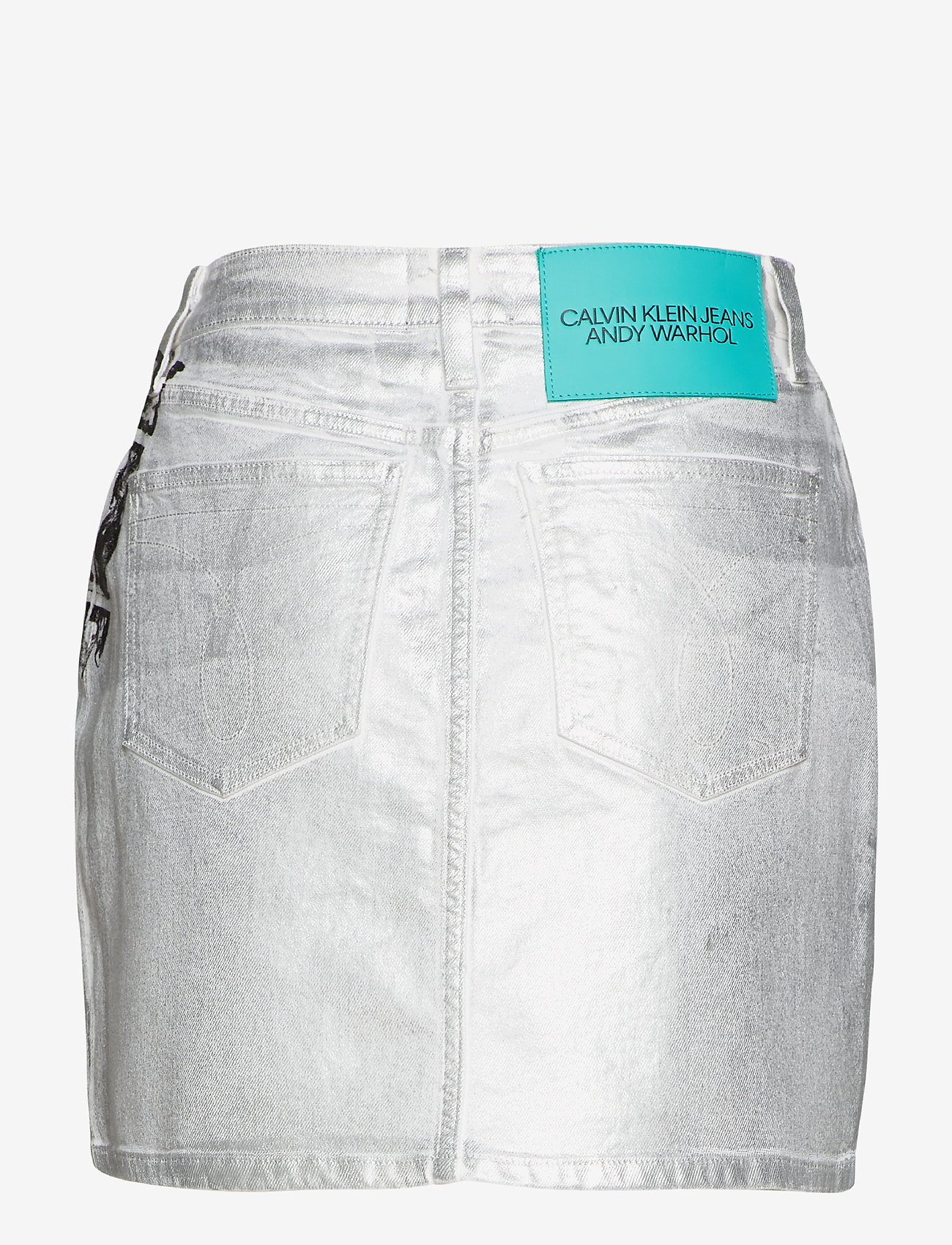 Calvin Klein Jeans - HIGH RISE MINI SKIRT - foil - 1