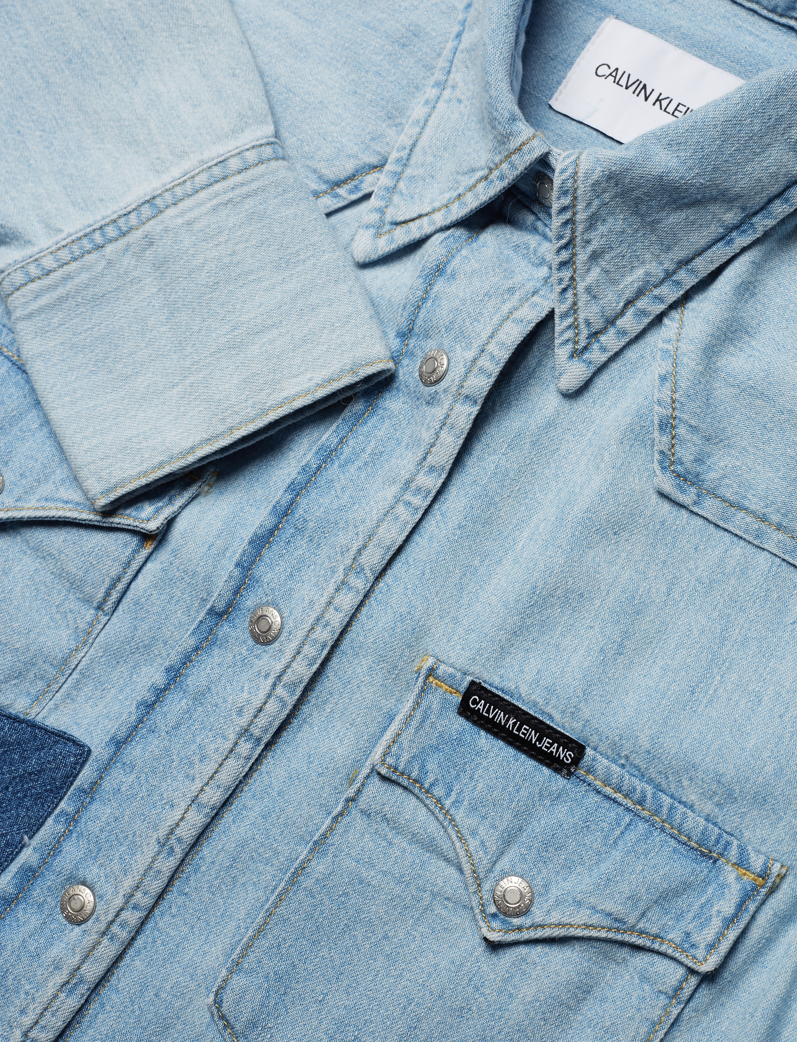 Calvin Klein Jeans - FOUNDATION WESTERN S - aa009 blue quilt - 2