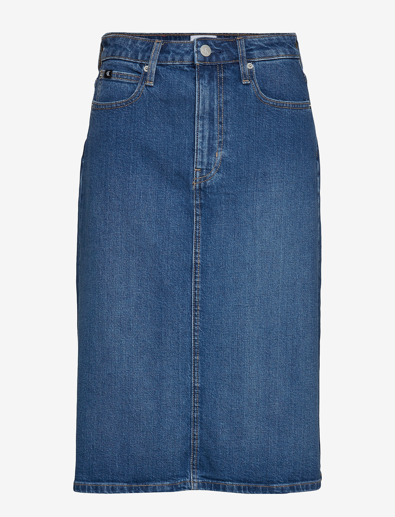 Calvin Klein Jeans - ICONIC MIDI SKIRT, 9 - iconic dark stone - 0