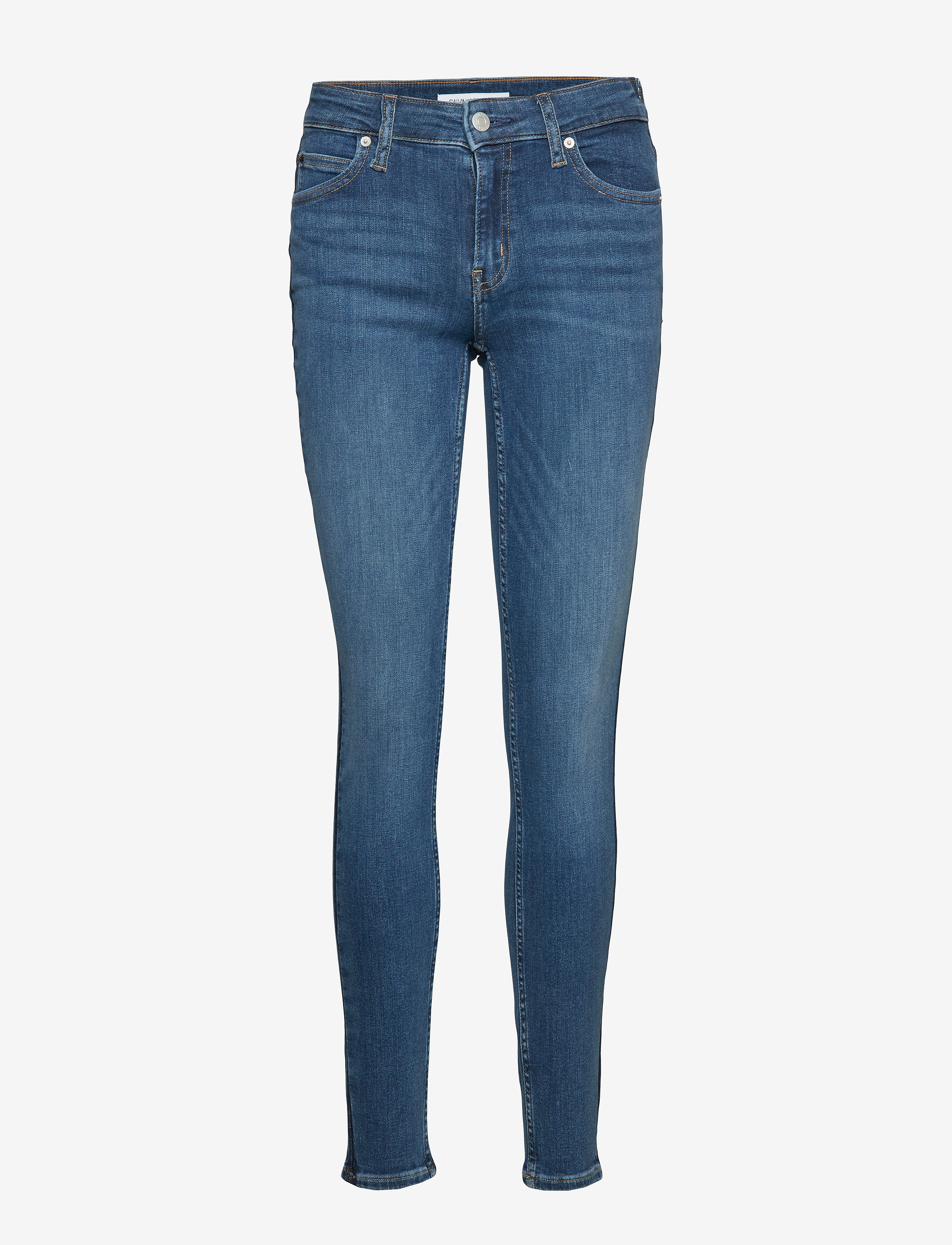 Calvin Klein Jeans - CKJ 011 MID RISE SKI - a063 mid blue side stripe - 0