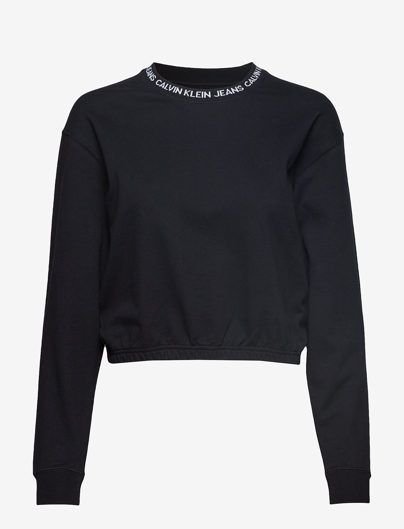 Calvin Klein Jeans - LOGO TAPE CROPPED CR - ck black - 0