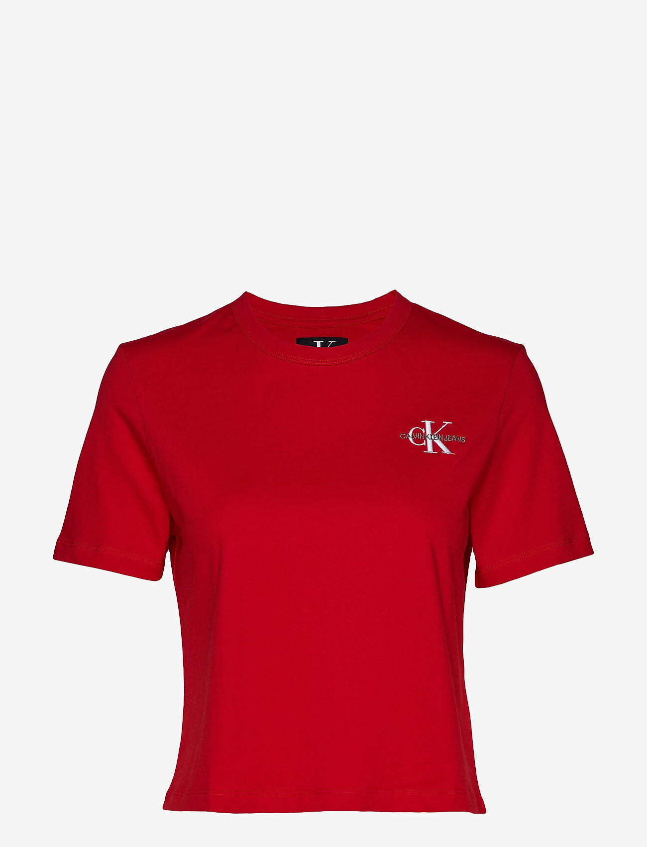 Calvin Klein Jeans - MONOGRAM EMBROIDERY, - barbados cherry/white - 0