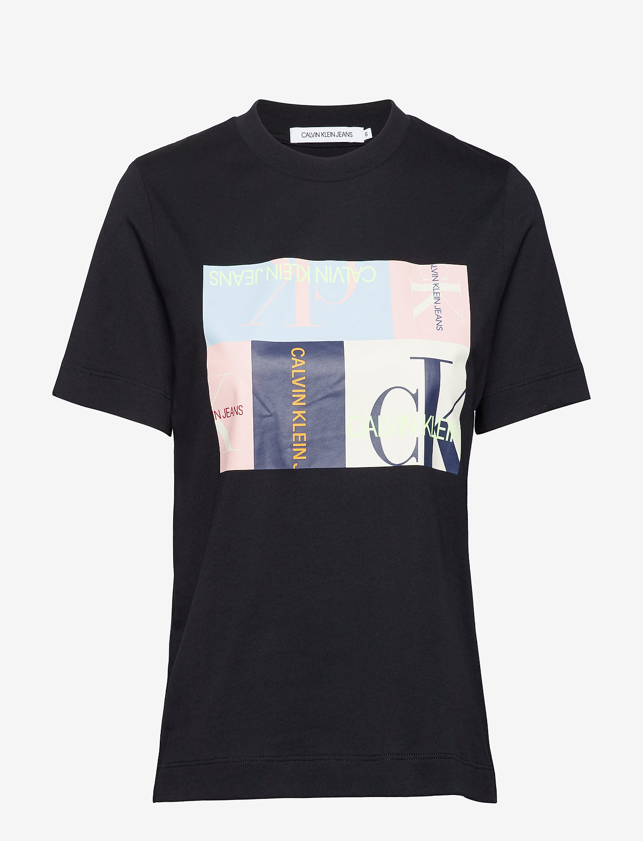 Calvin Klein Jeans - MULTI LOGO BOX STRAI - ck black - 0